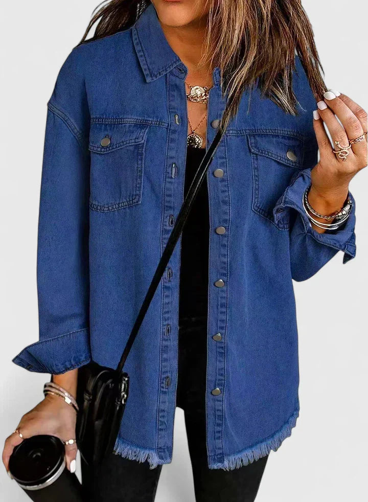 Delilah – Oversized Button Up Shirt Jacket