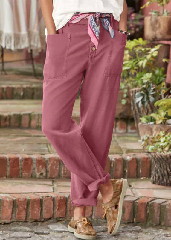 Jade – Cropped Straight Leg Pants
