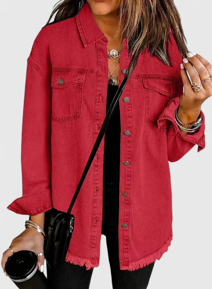 Delilah – Oversized Button Up Shirt Jacket