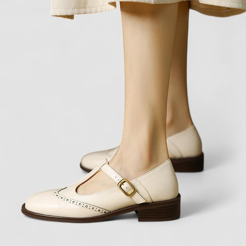 Norah – Square Toe Mary Jane Flats