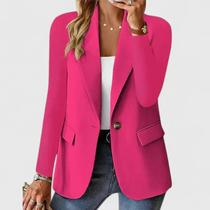 Harper – Single Button Longline Blazer