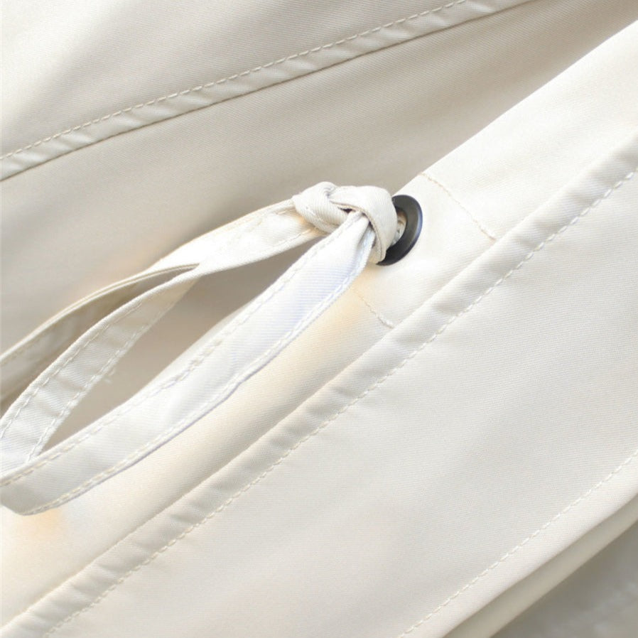 Thea – Layered Zip Up Windbreaker Jacket