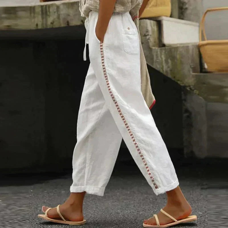 Margot – Flowy Cropped Wide Leg Pants