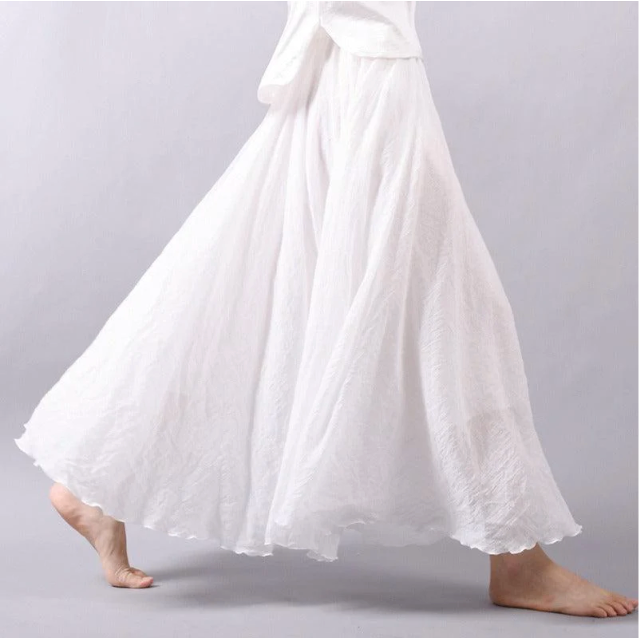 Iris – Flowy A Line Summer Maxi Skirt