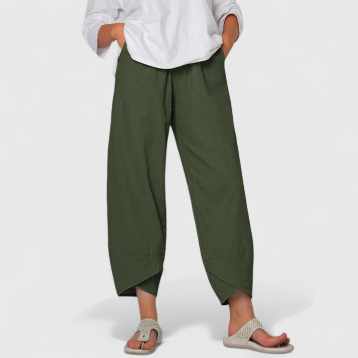 Genesis – Cropped Tapered Harem Pants