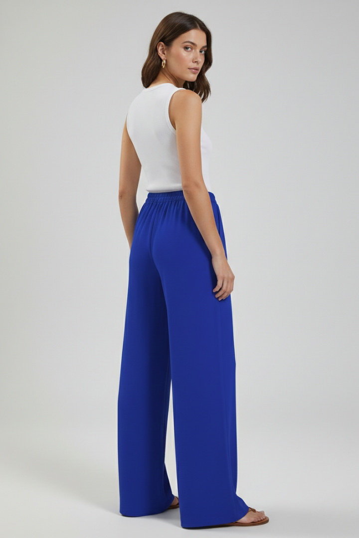 Rosalie – High Waist Wide Leg Palazzo Pants