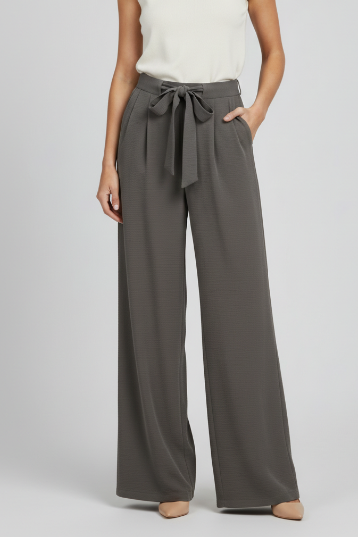 Catherine – High Waist Wide Leg Palazzo Pants