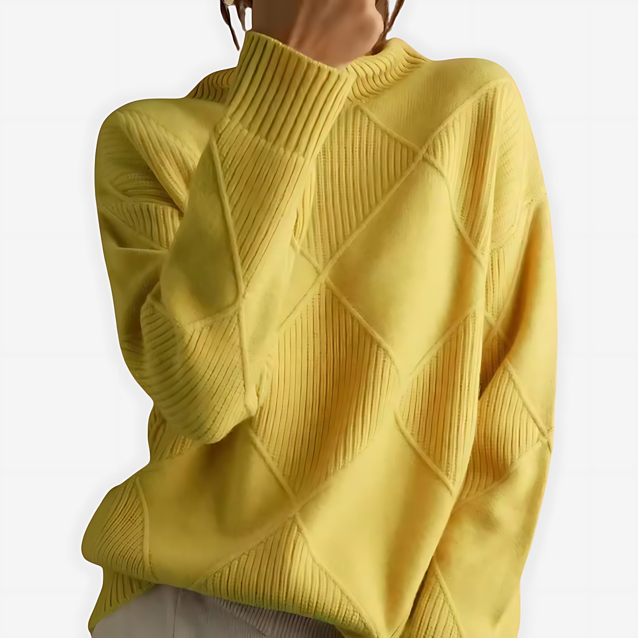 Aaliyah – Chunky Ribbed Turtleneck Sweater