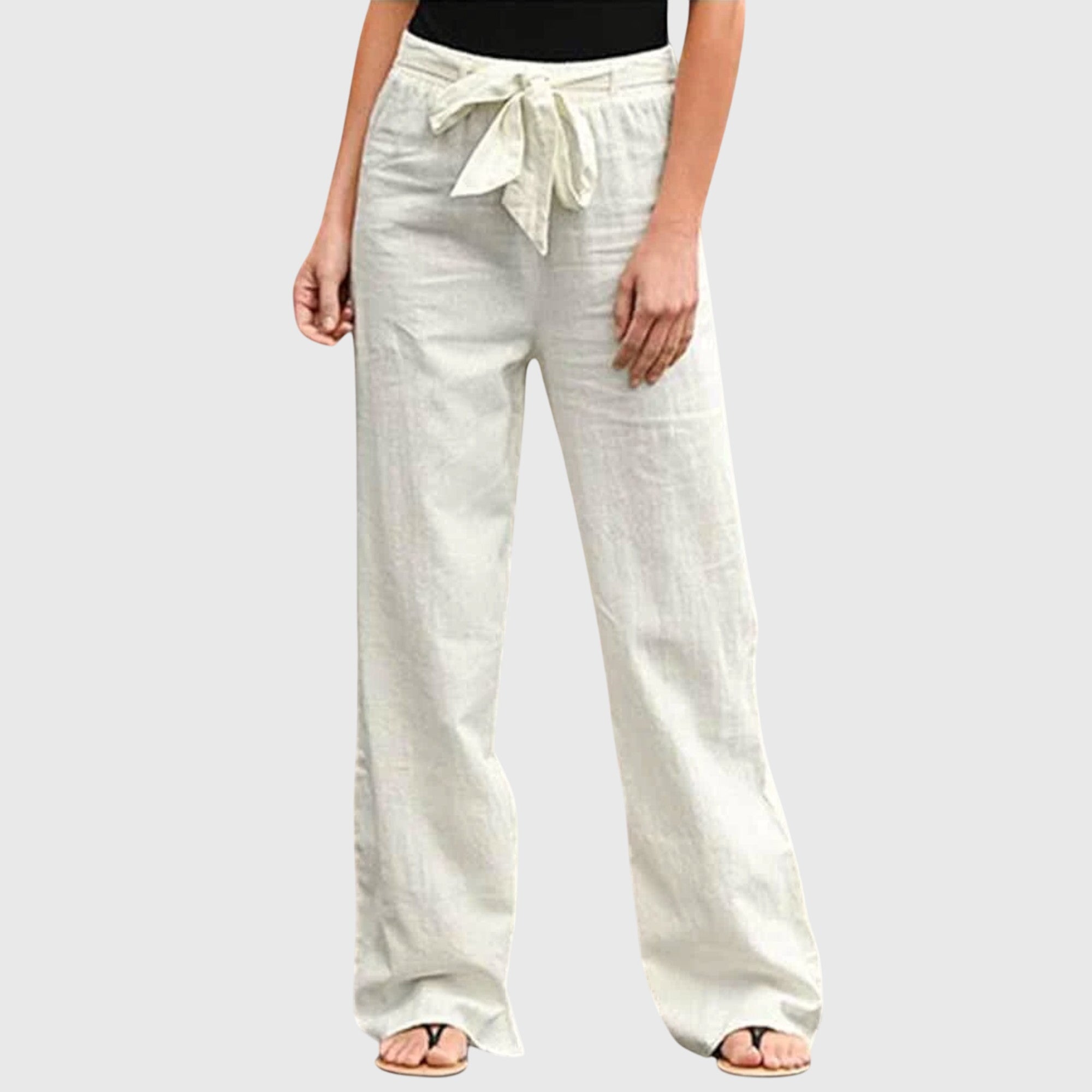 Skylar – Paperbag Waist Straight Leg Pants