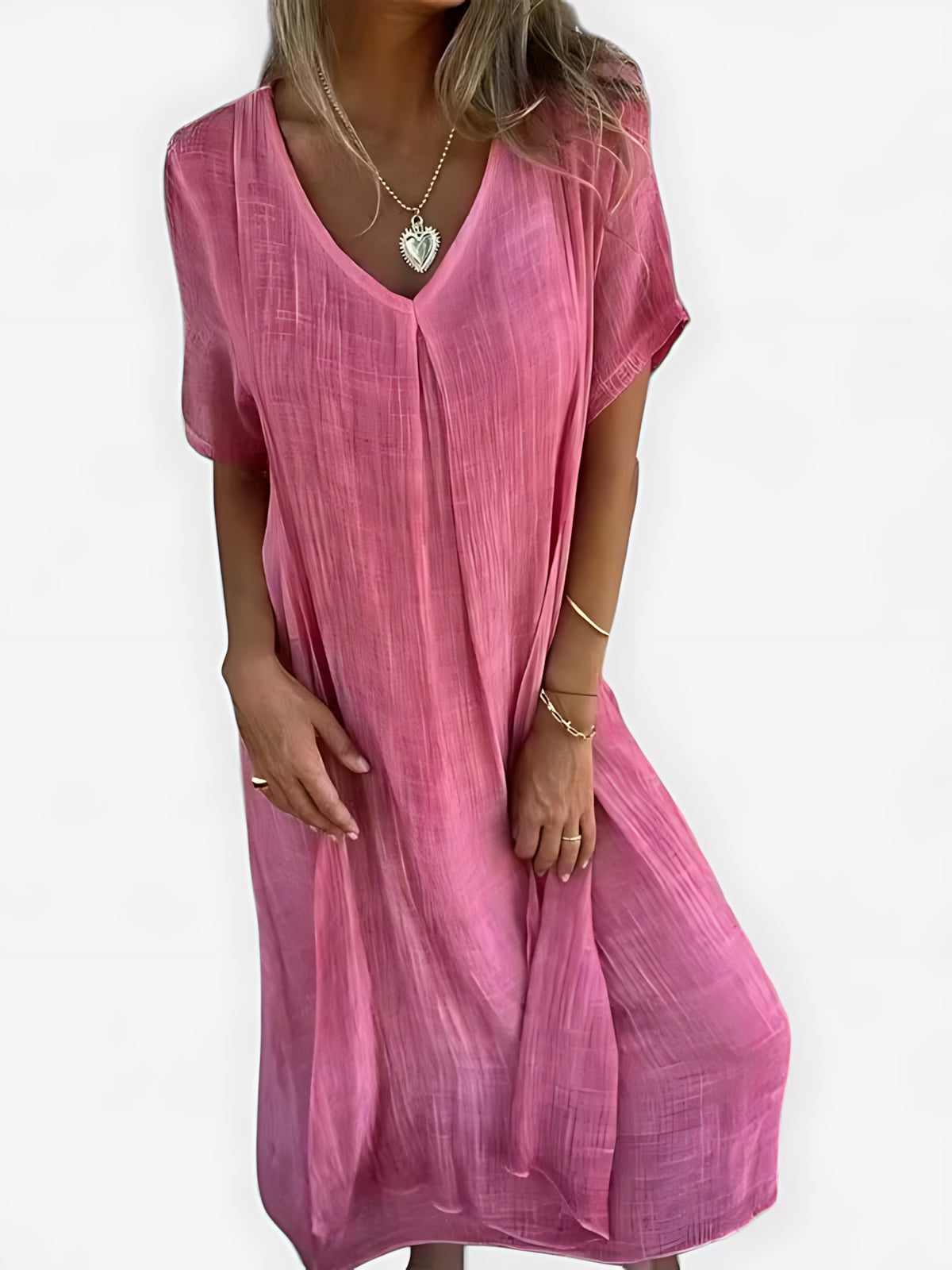 Abigail – V Neck Flowy Summer Maxi Dress