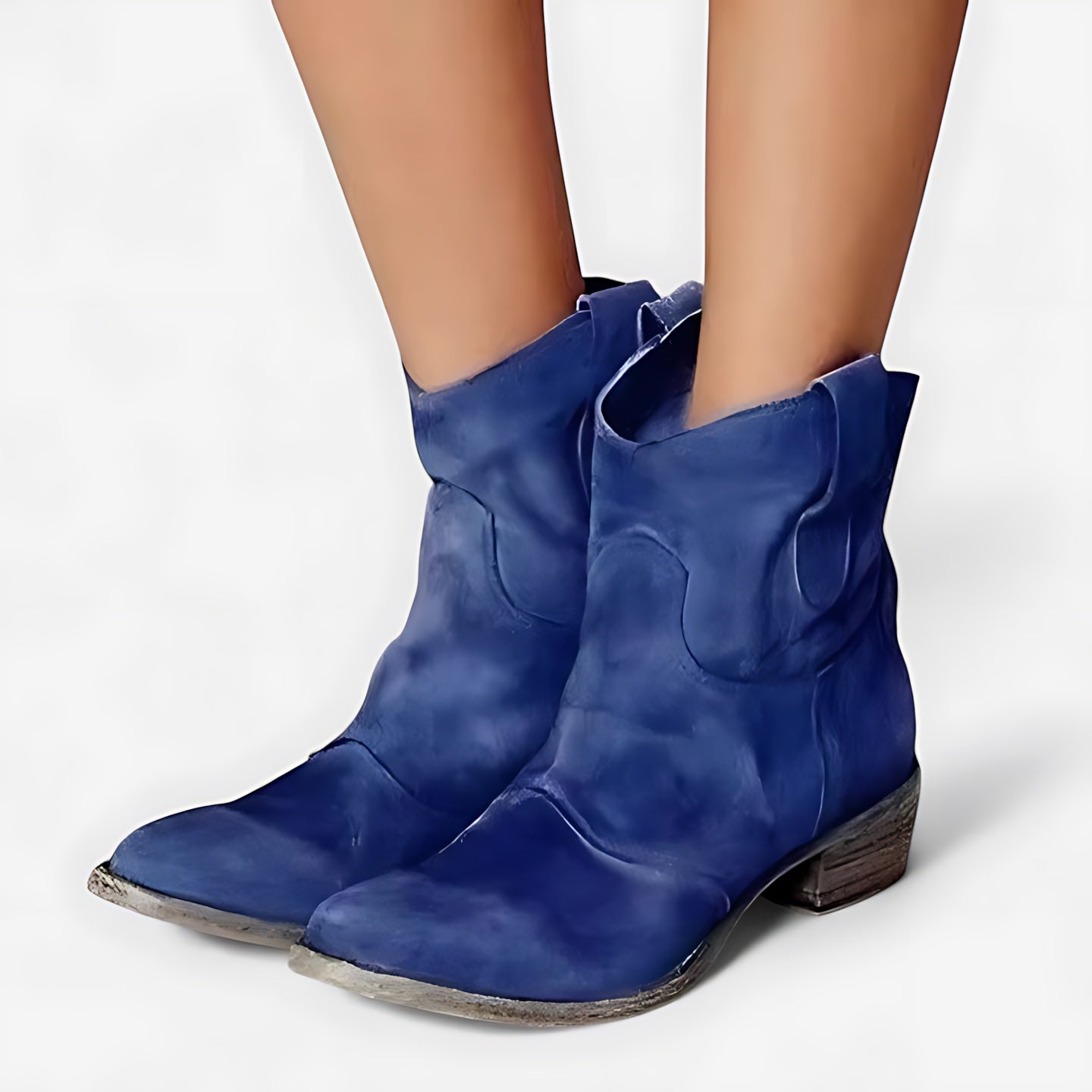 Adaline – Suede Slouchy Ankle Boots