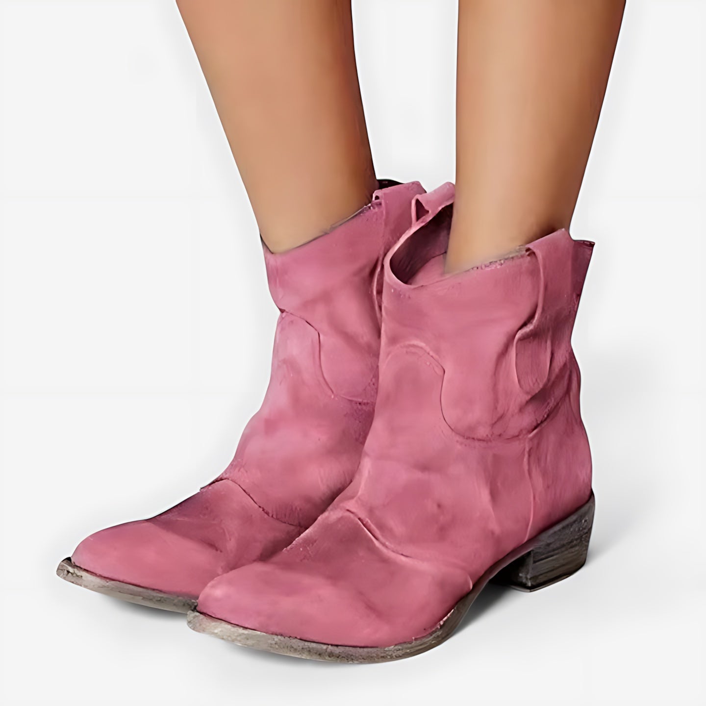 Adaline – Suede Slouchy Ankle Boots
