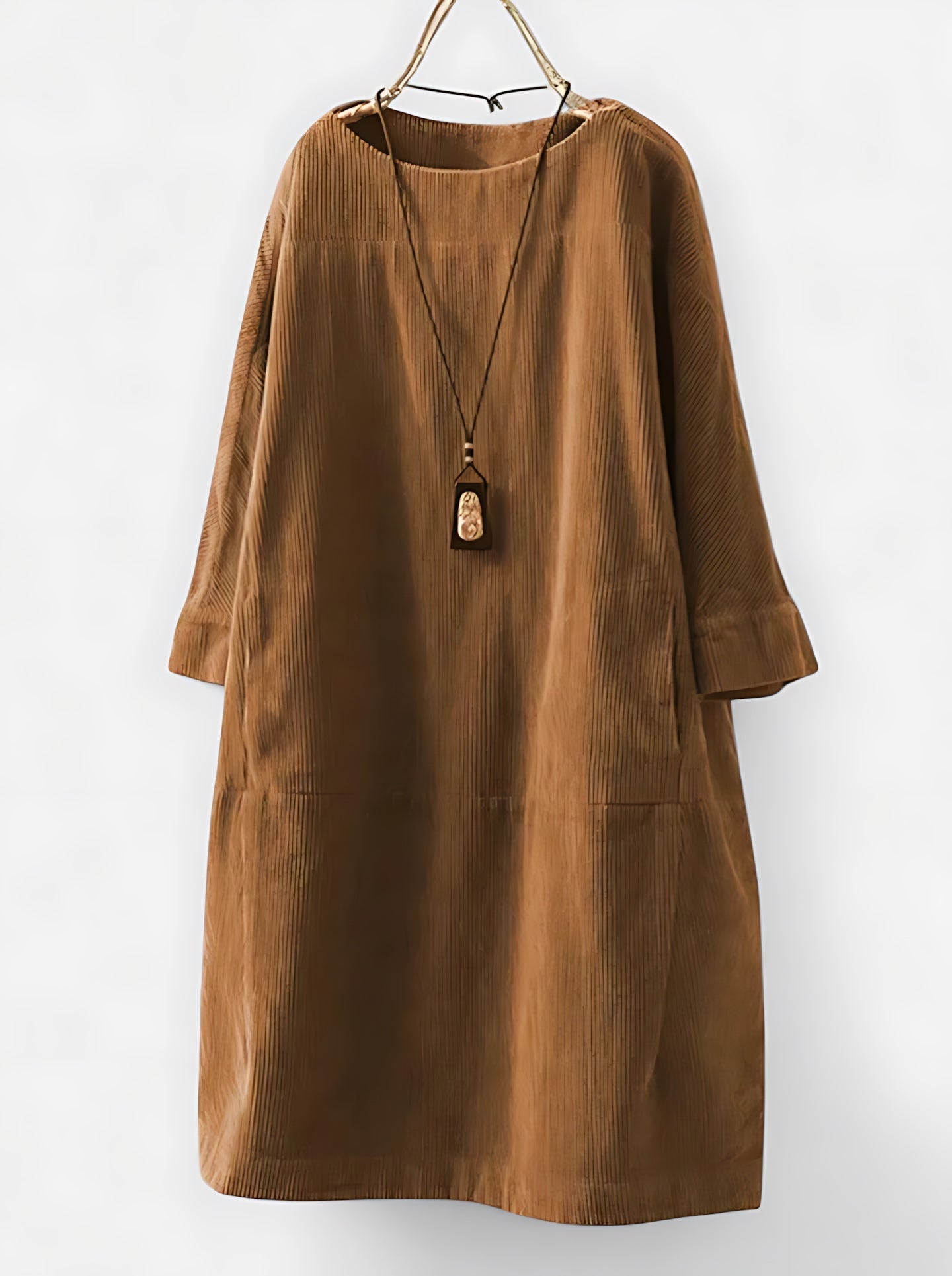 Adalynn – Oversized Long Sleeve Cocoon Dress