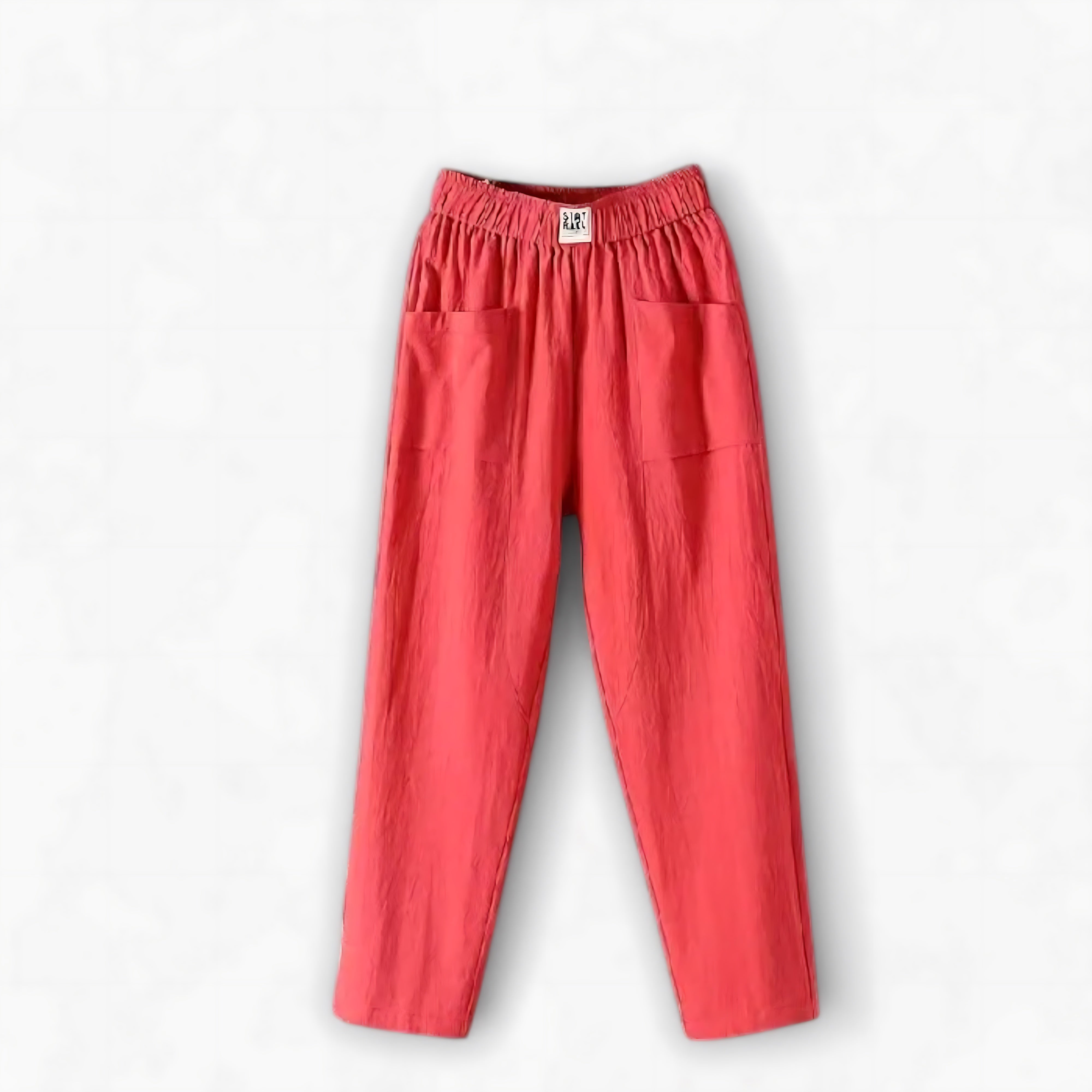 Adriana – Elastic Waist Cropped Wide Leg Pants