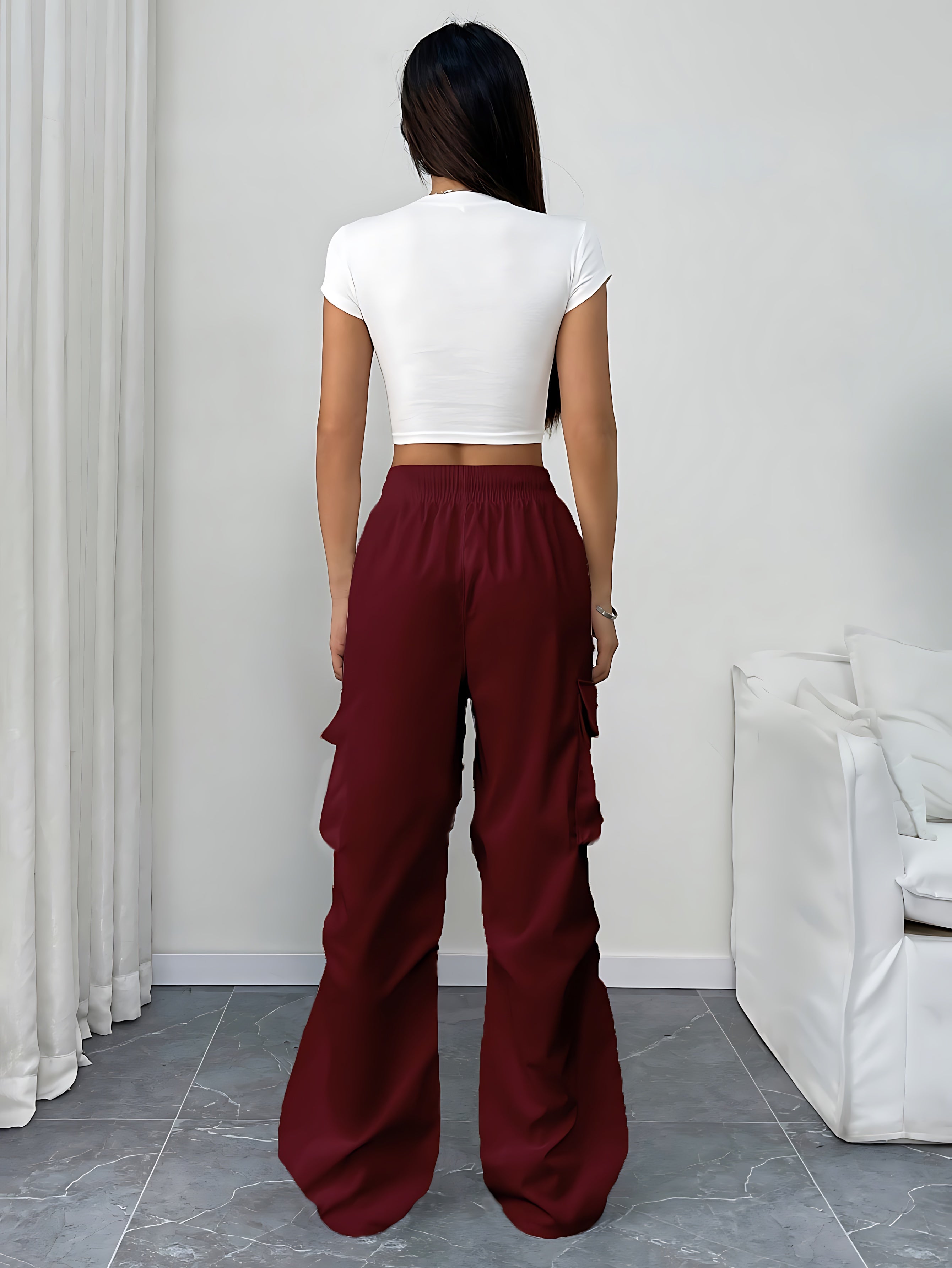 Alaia – Baggy Cargo Parachute Pants