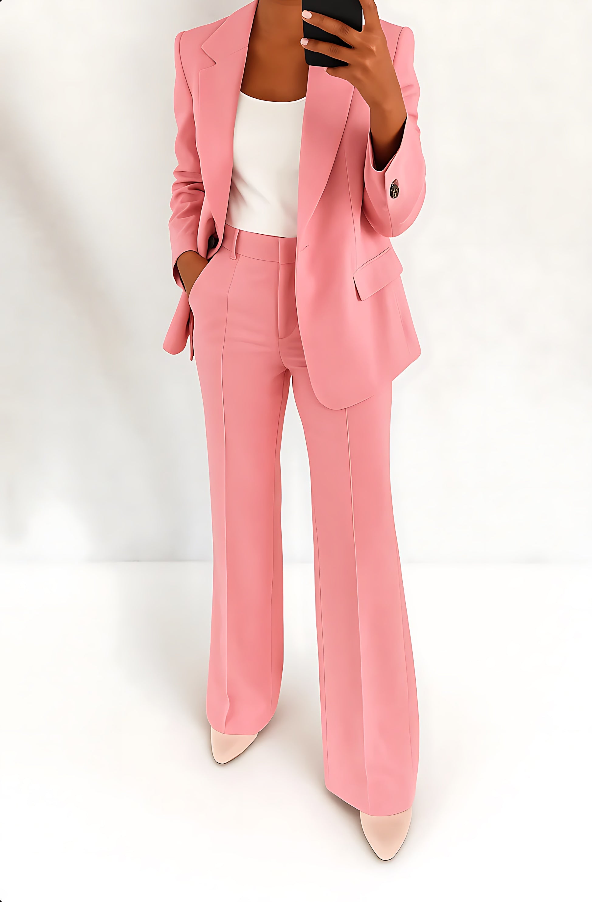 Alaia – Blazer and Straight Leg Pants Suit Set