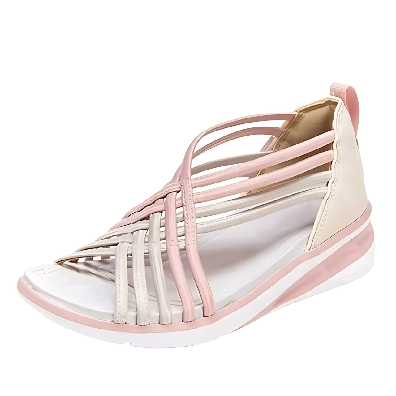 Alice – Crisscross Strappy Wedge Sandals