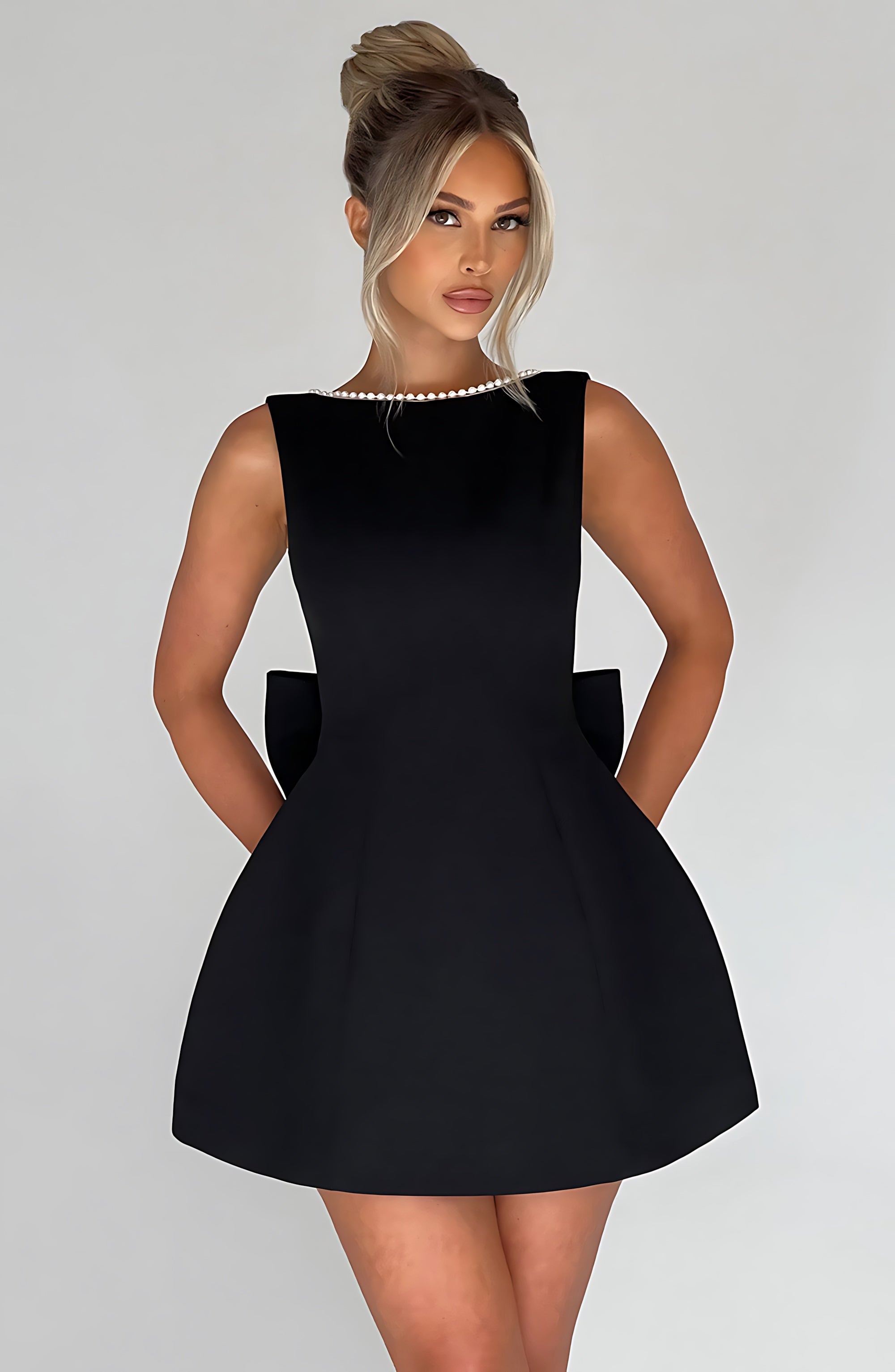 Alice – Structured A-Line Cocktail Mini Dress