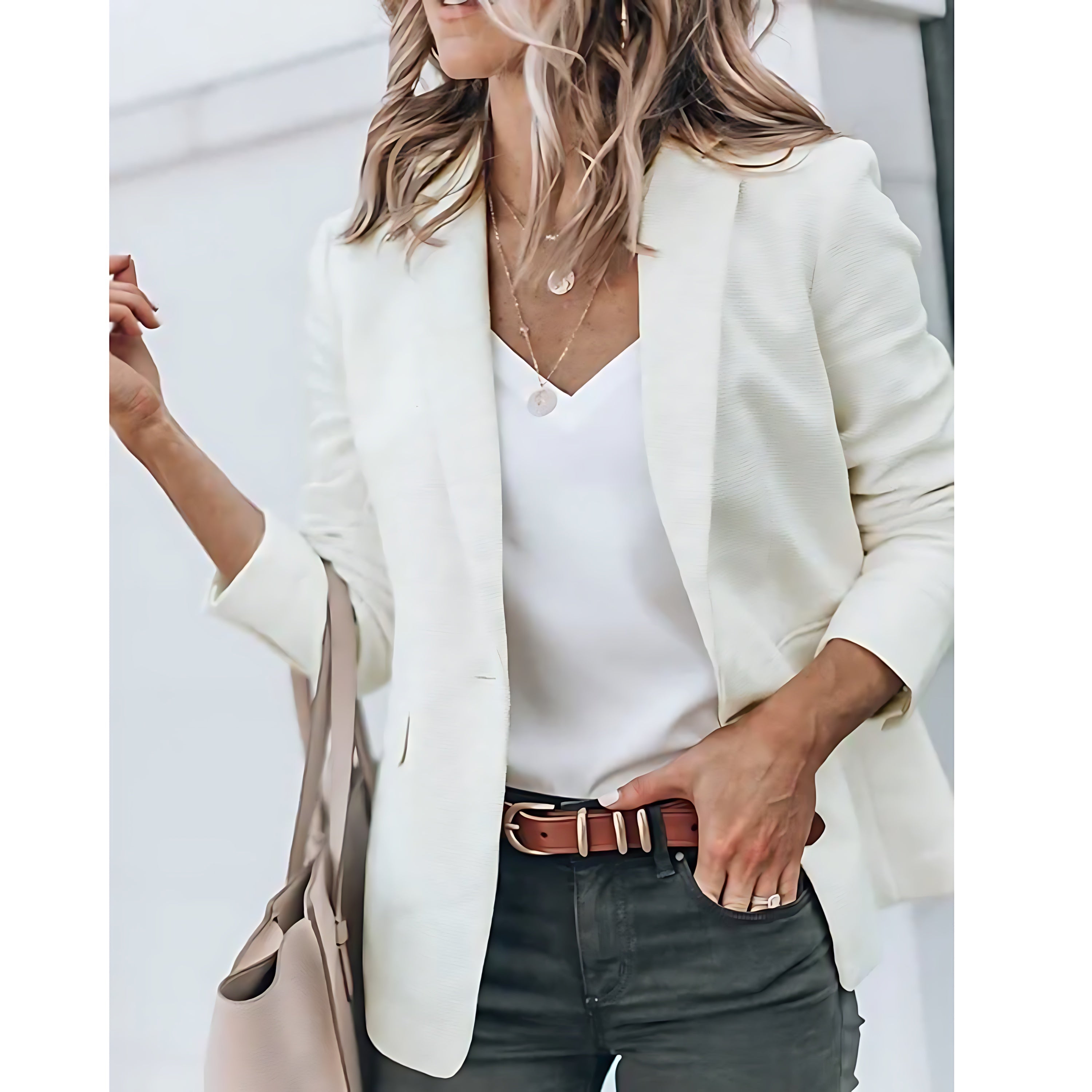 Alice – Tailored Single Button Blazer
