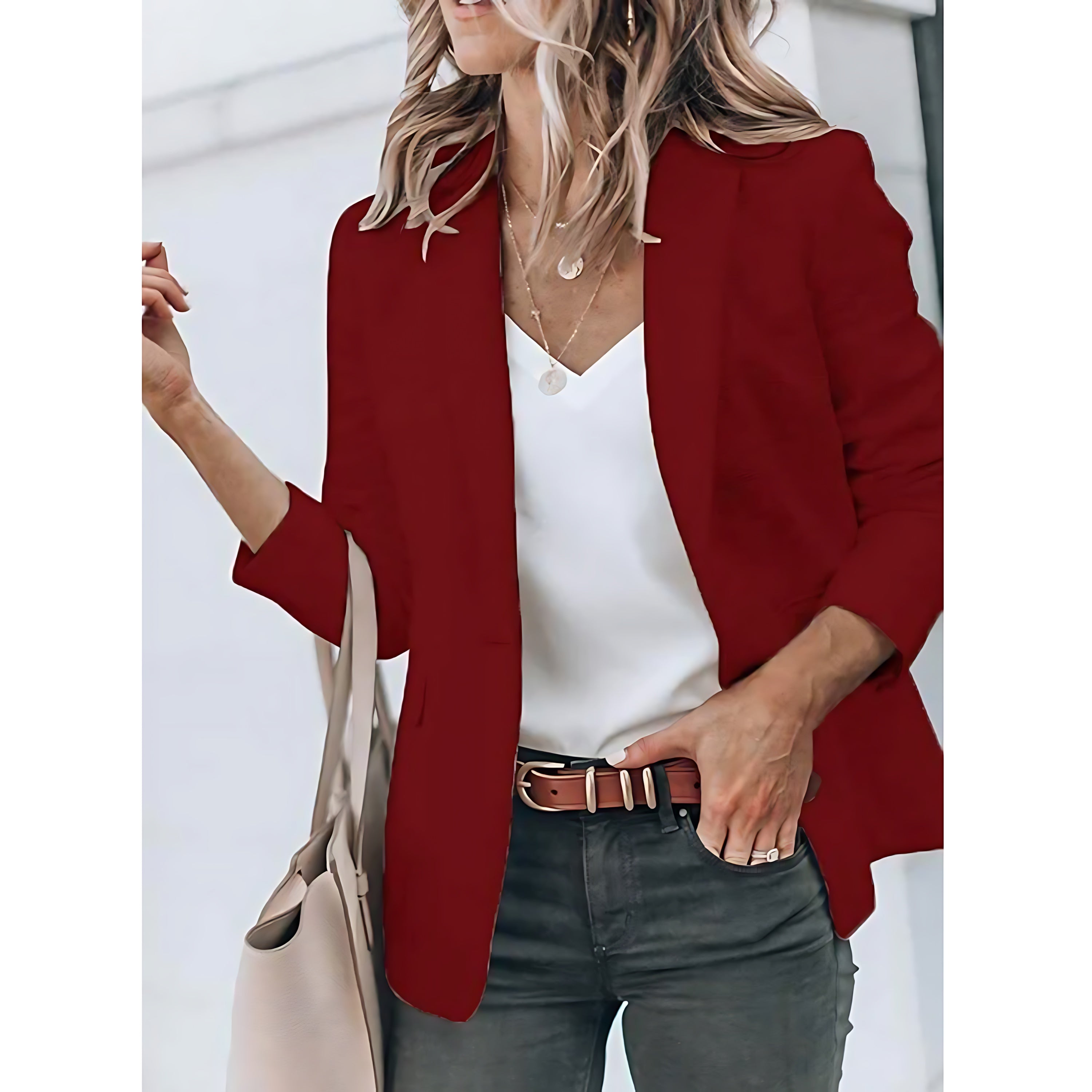 Alice – Tailored Single Button Blazer