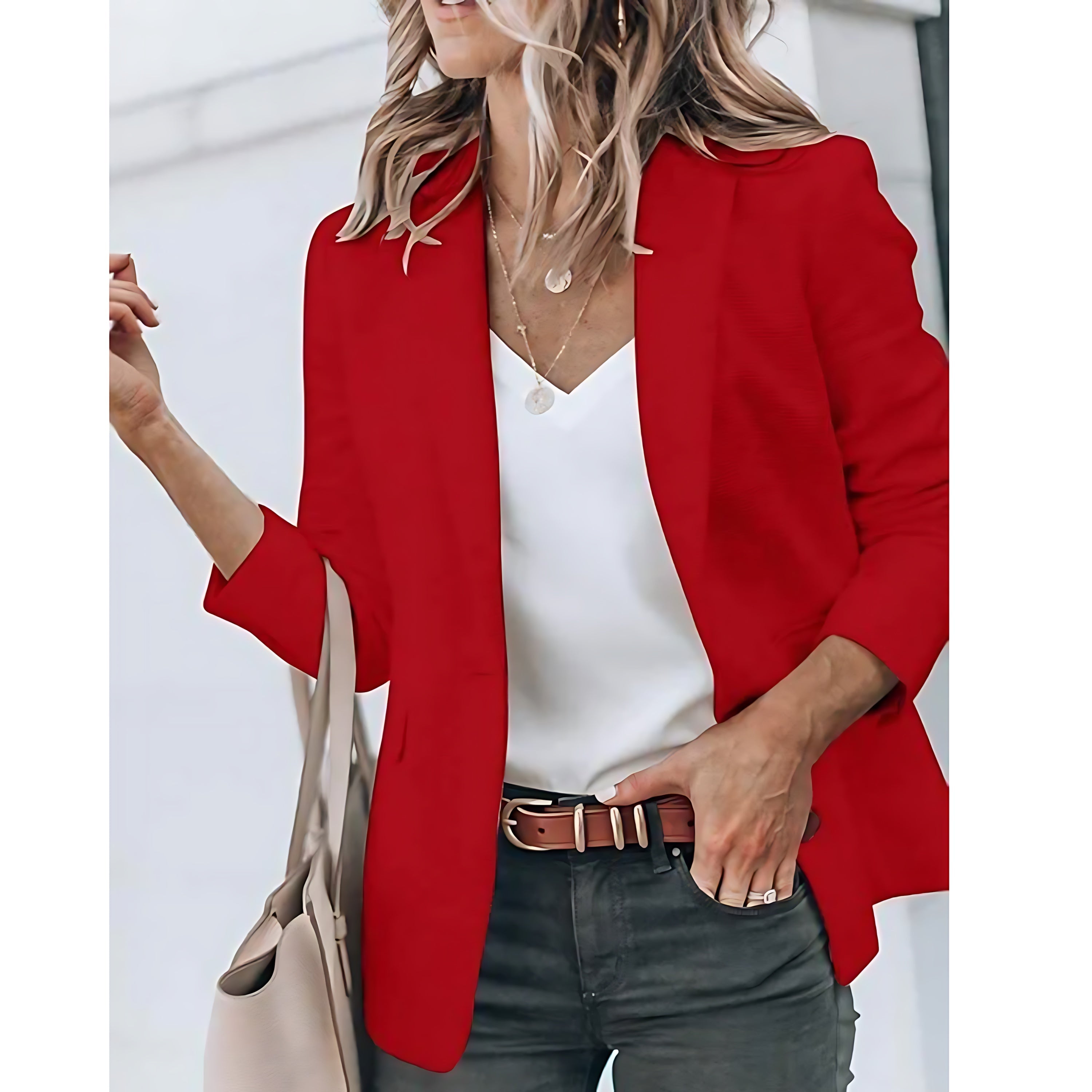 Alice – Tailored Single Button Blazer