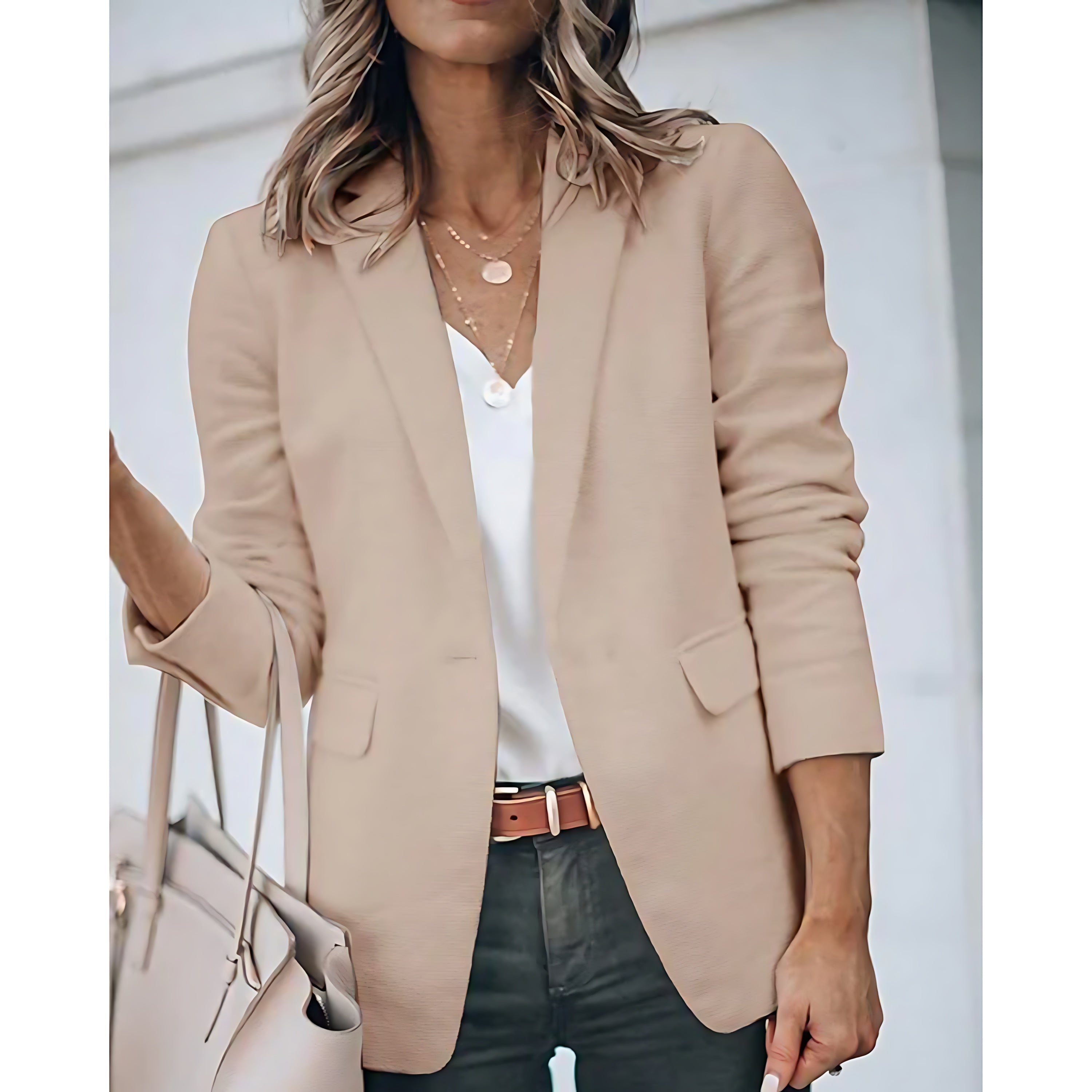 Alice – Tailored Single Button Blazer