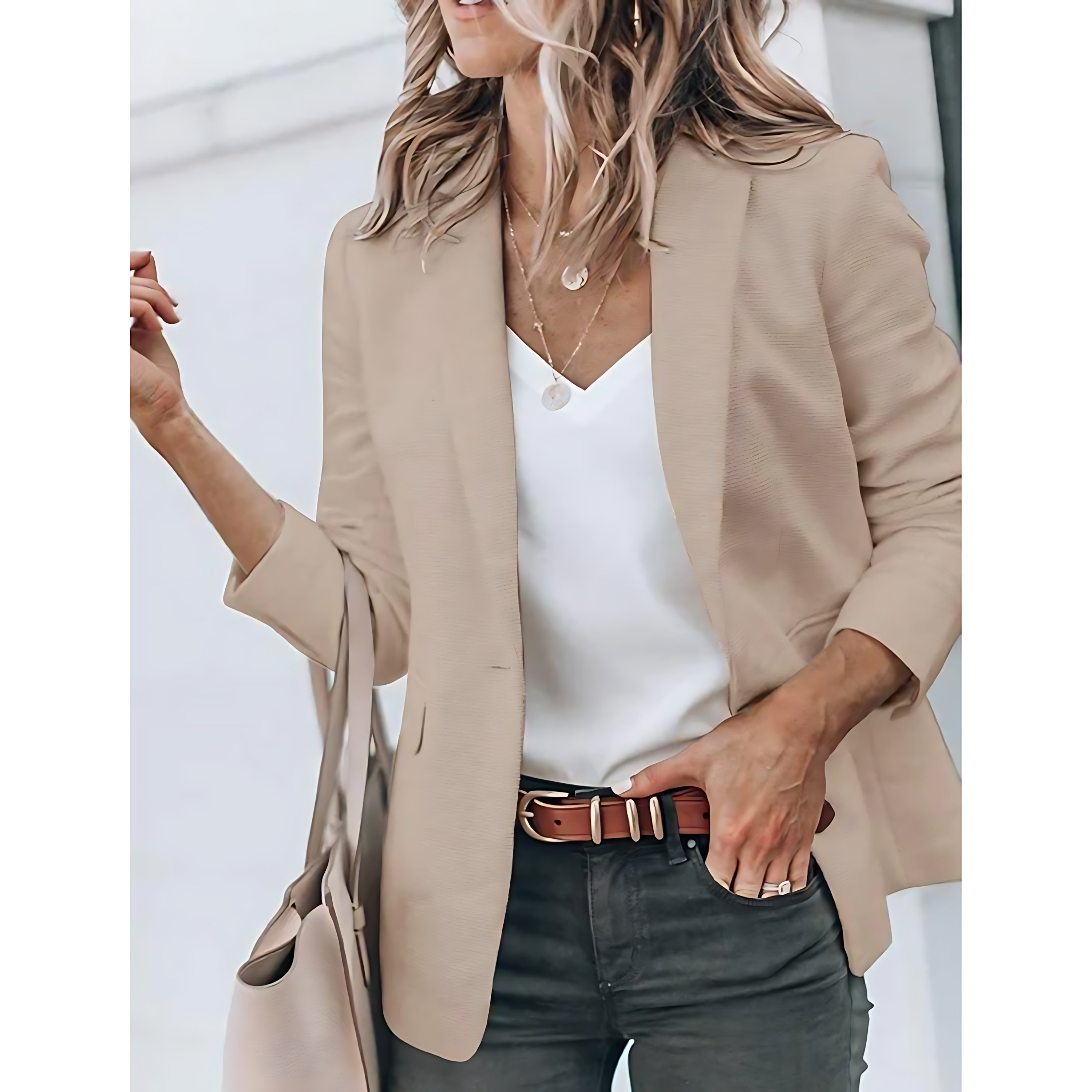 Alice – Tailored Single Button Blazer