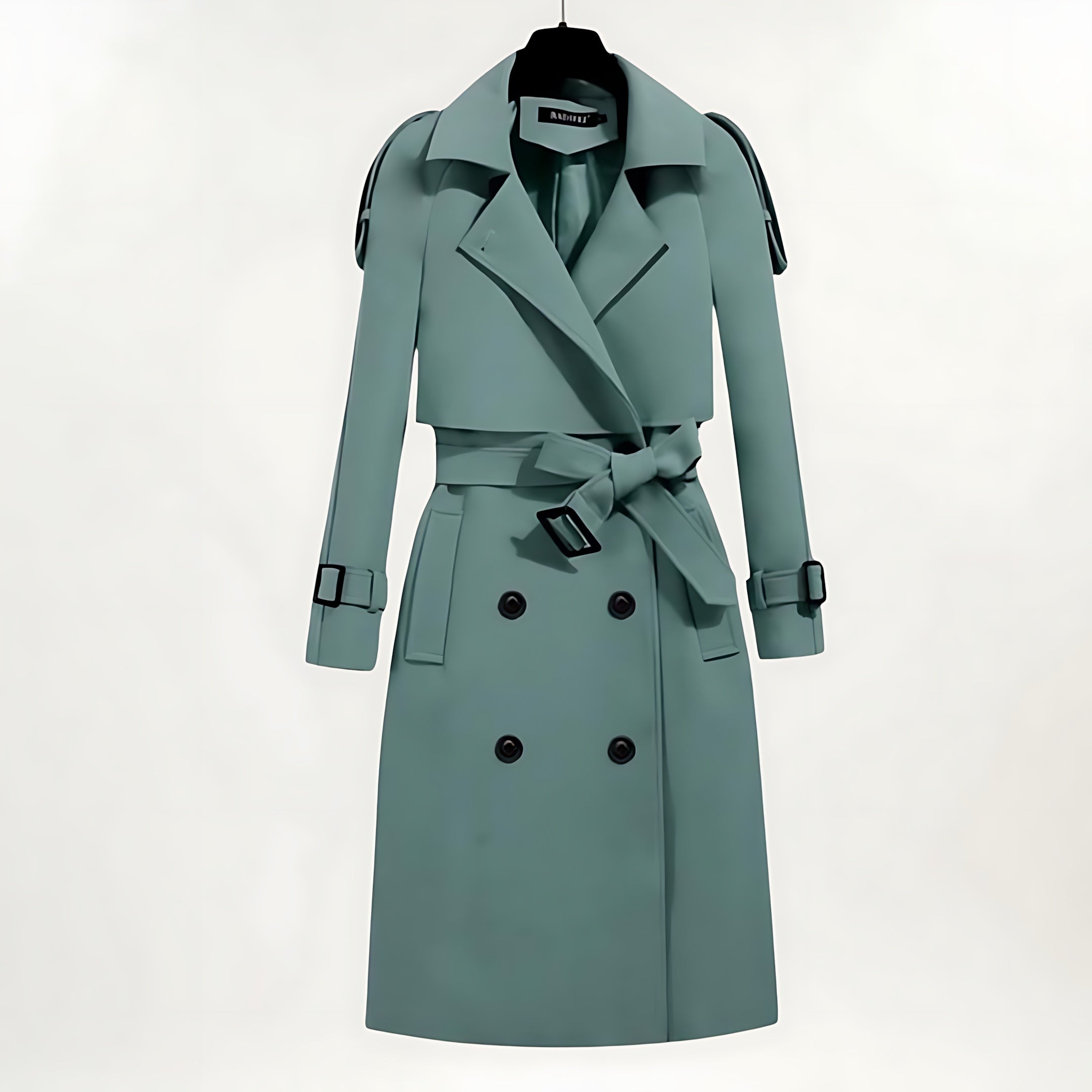 Amaya – Double Breasted Longline Trench Coat