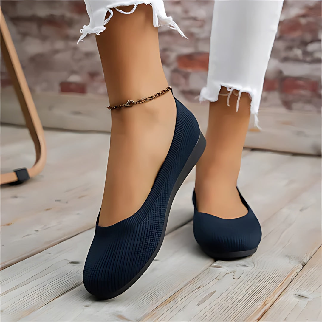 Amaya – Knit Round Toe Ballet Flats
