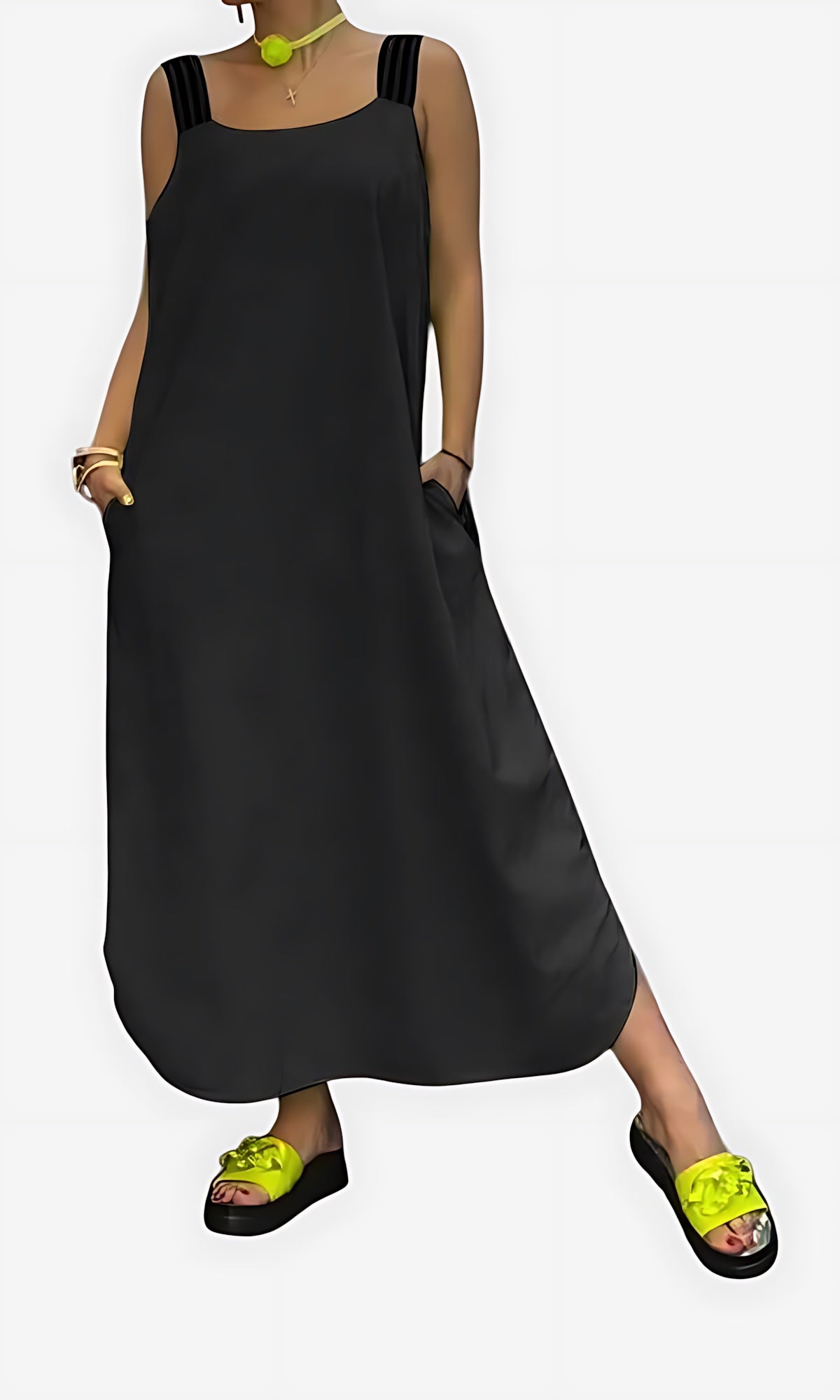 Annie – Loose Fit Tank Summer Maxi Dress