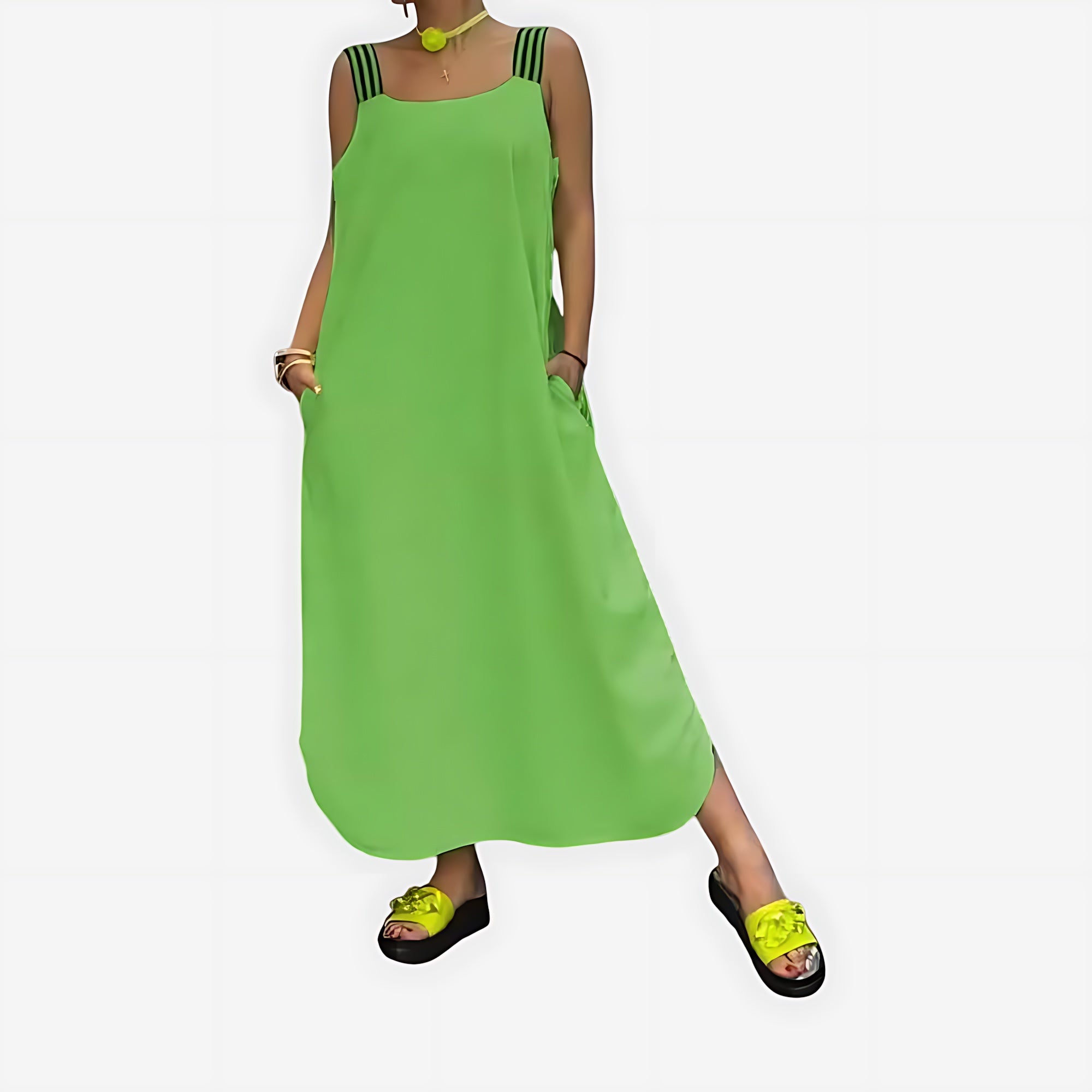Annie – Loose Fit Tank Summer Maxi Dress