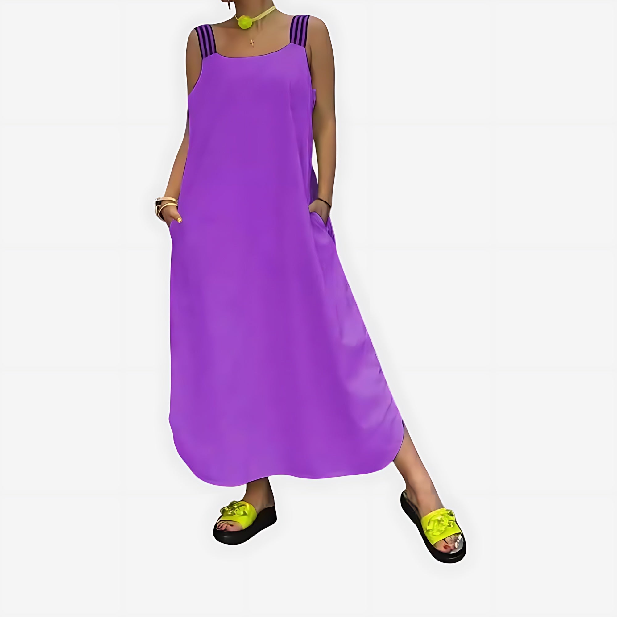 Annie – Loose Fit Tank Summer Maxi Dress