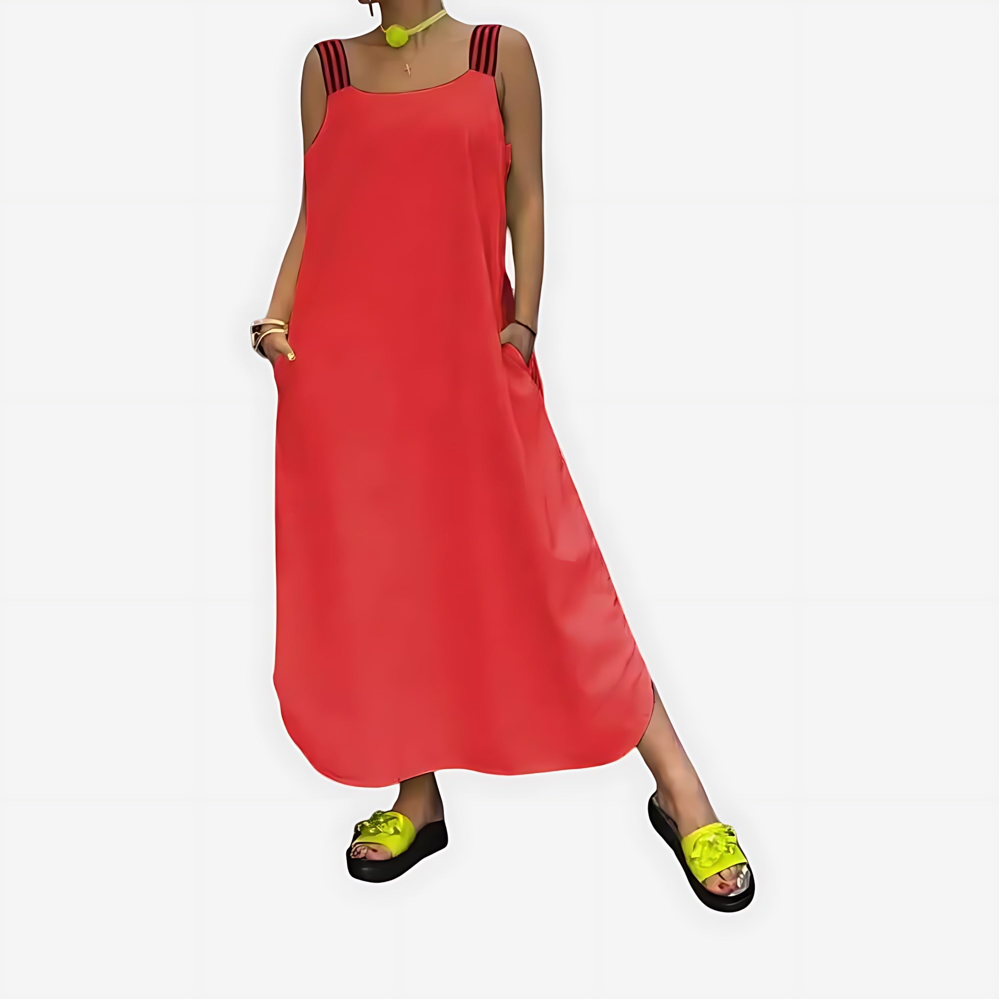 Annie – Loose Fit Tank Summer Maxi Dress