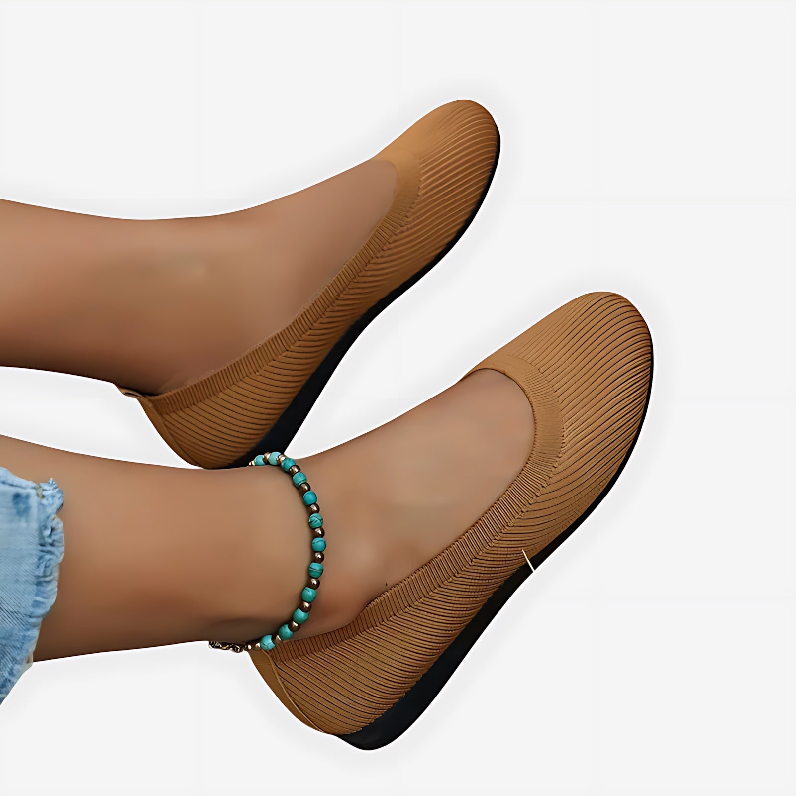 Ariana – Ankle Strap Round Toe Ballet Flats
