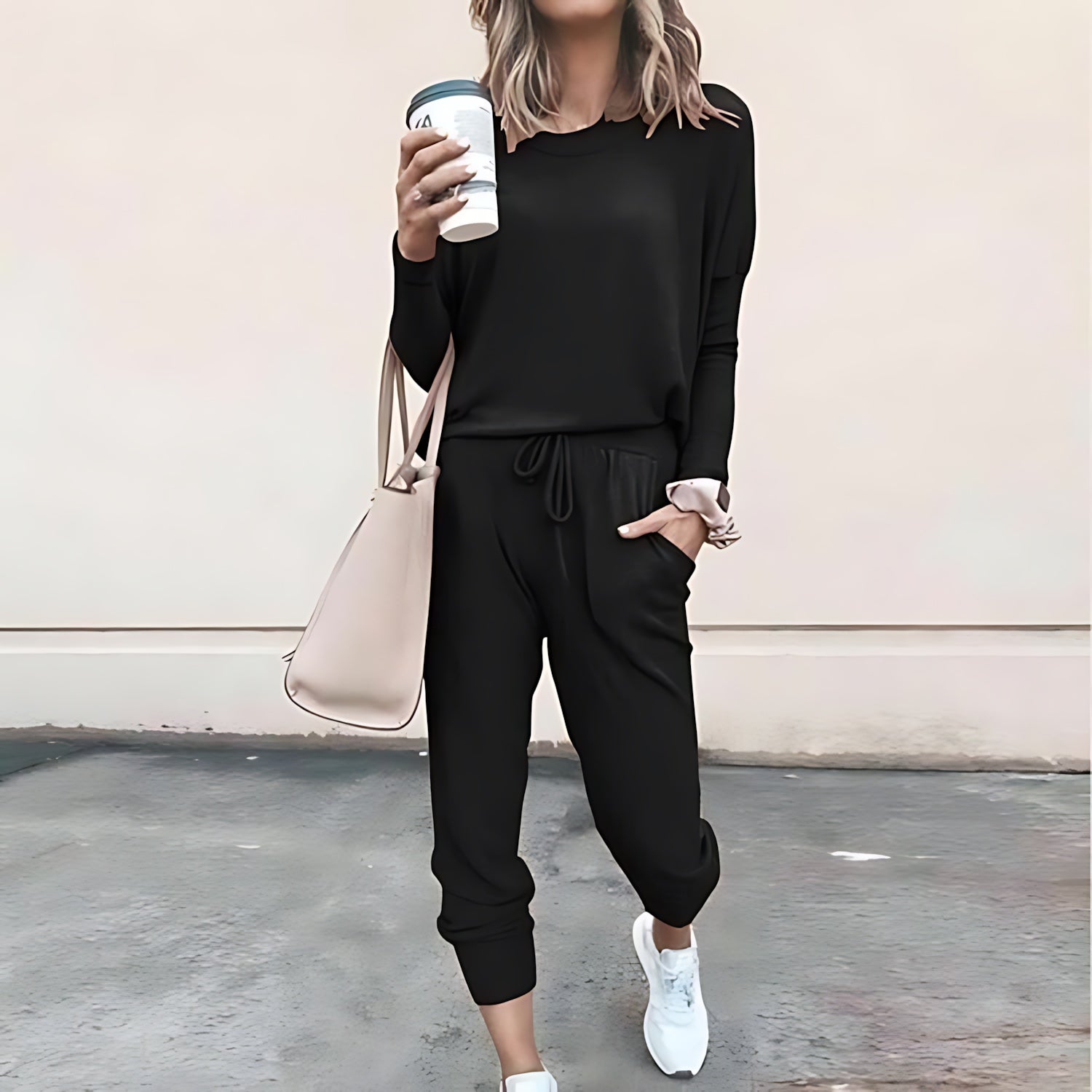 Audrey – Long Sleeve Top And Joggers Lounge Set