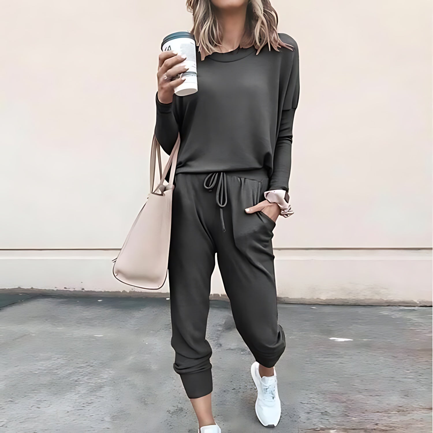 Audrey – Long Sleeve Top And Joggers Lounge Set