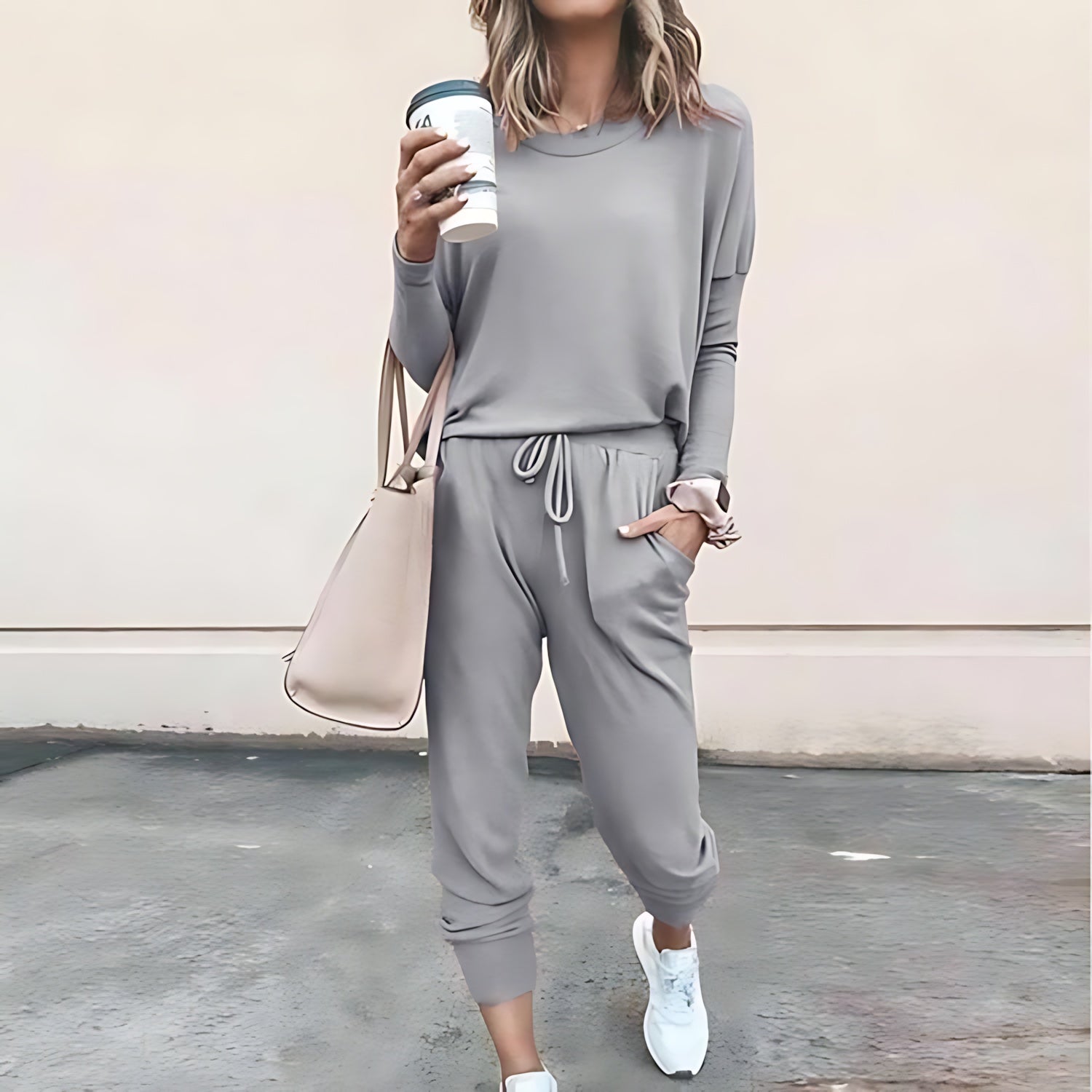 Audrey – Long Sleeve Top And Joggers Lounge Set