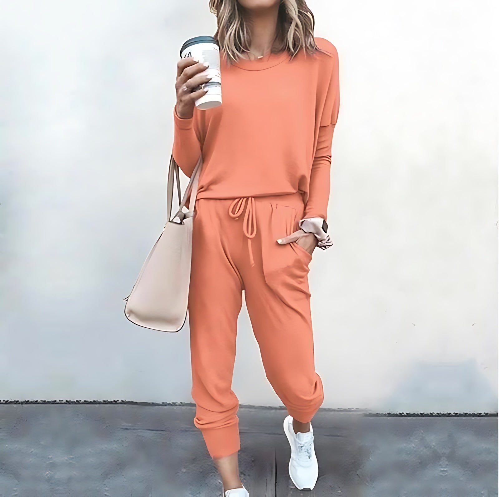 Audrey – Long Sleeve Top And Joggers Lounge Set