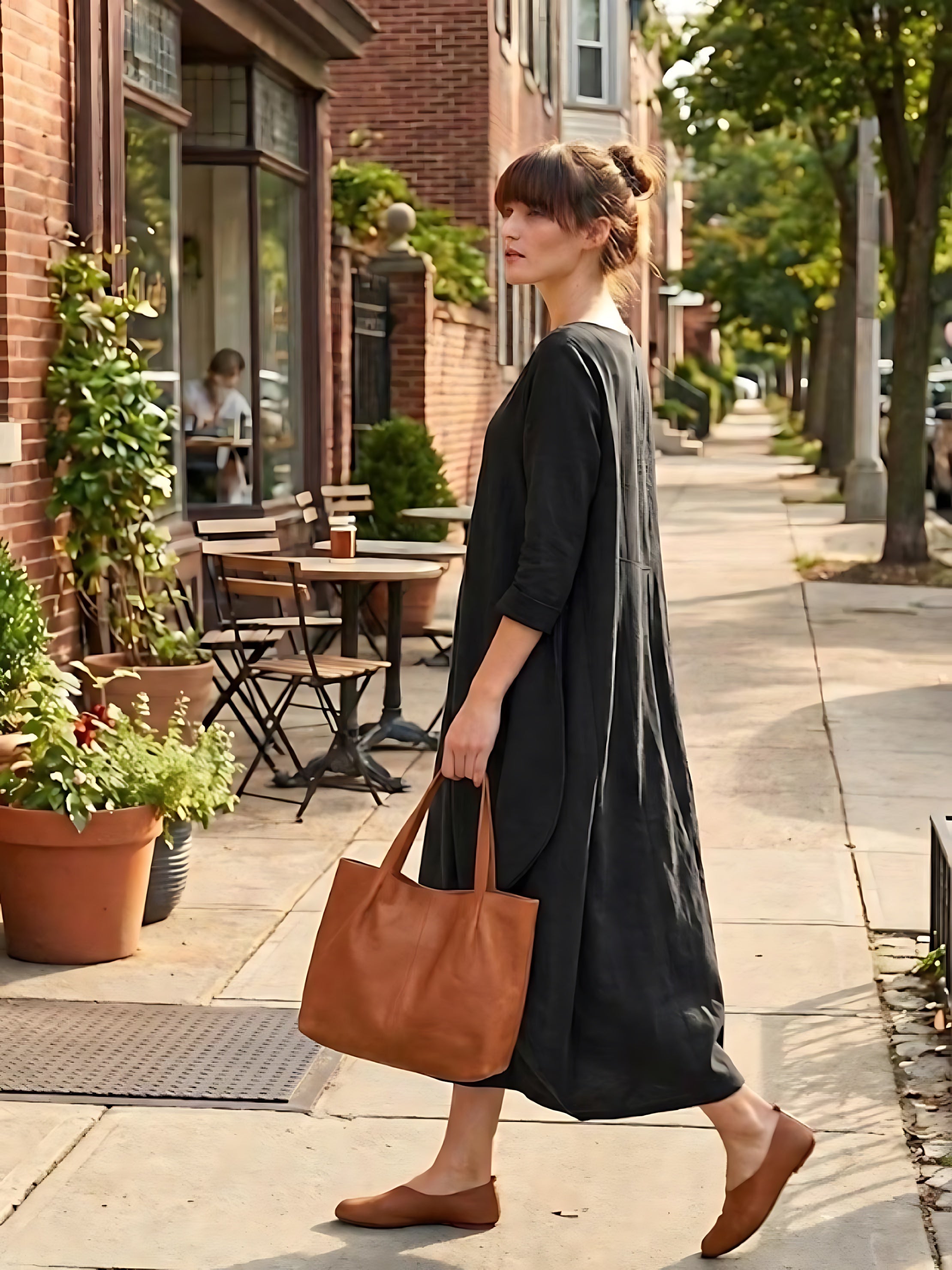 Aurora – Oversized Boho Kaftan Maxi Dress