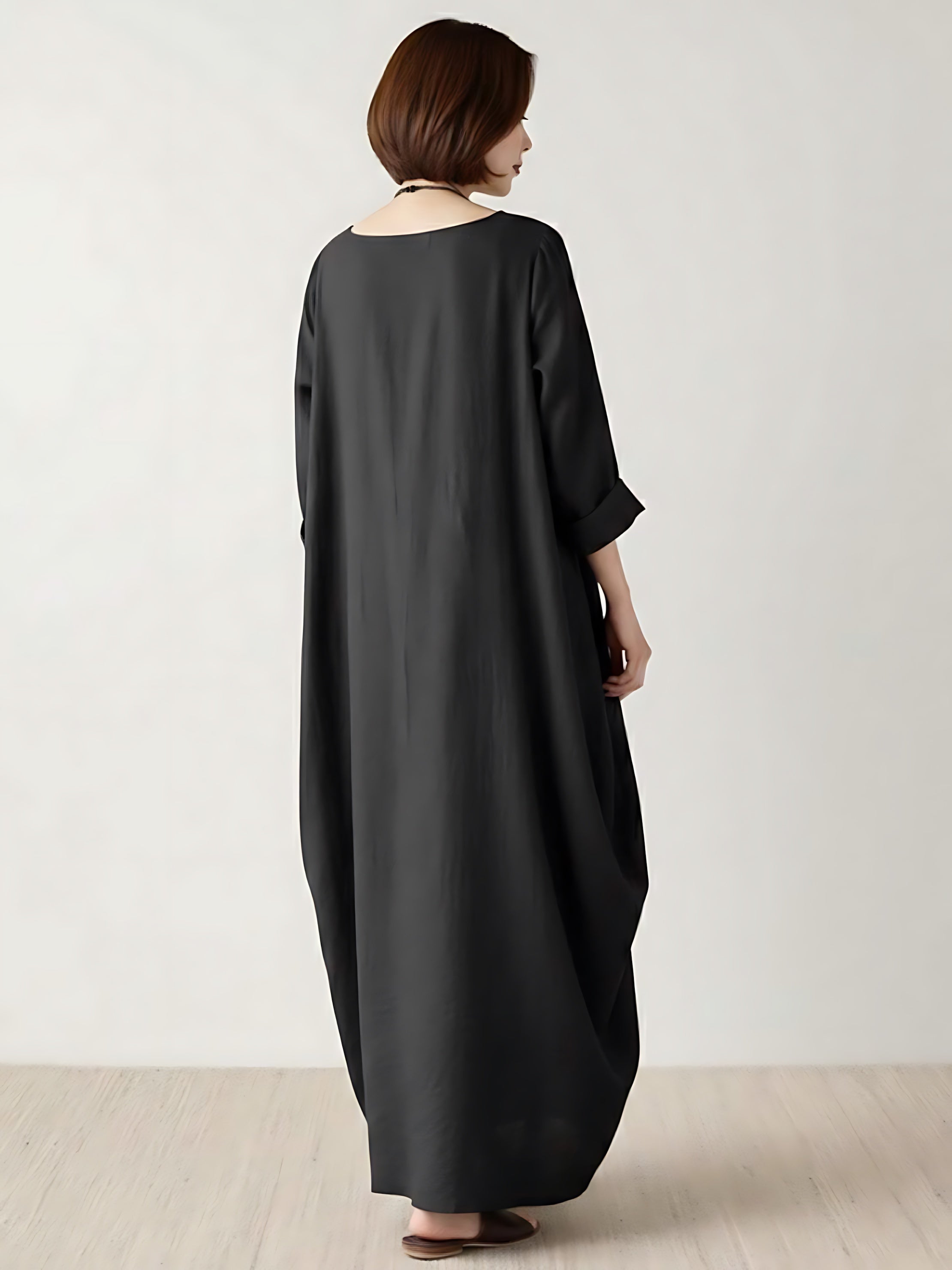 Aurora – Oversized Boho Kaftan Maxi Dress