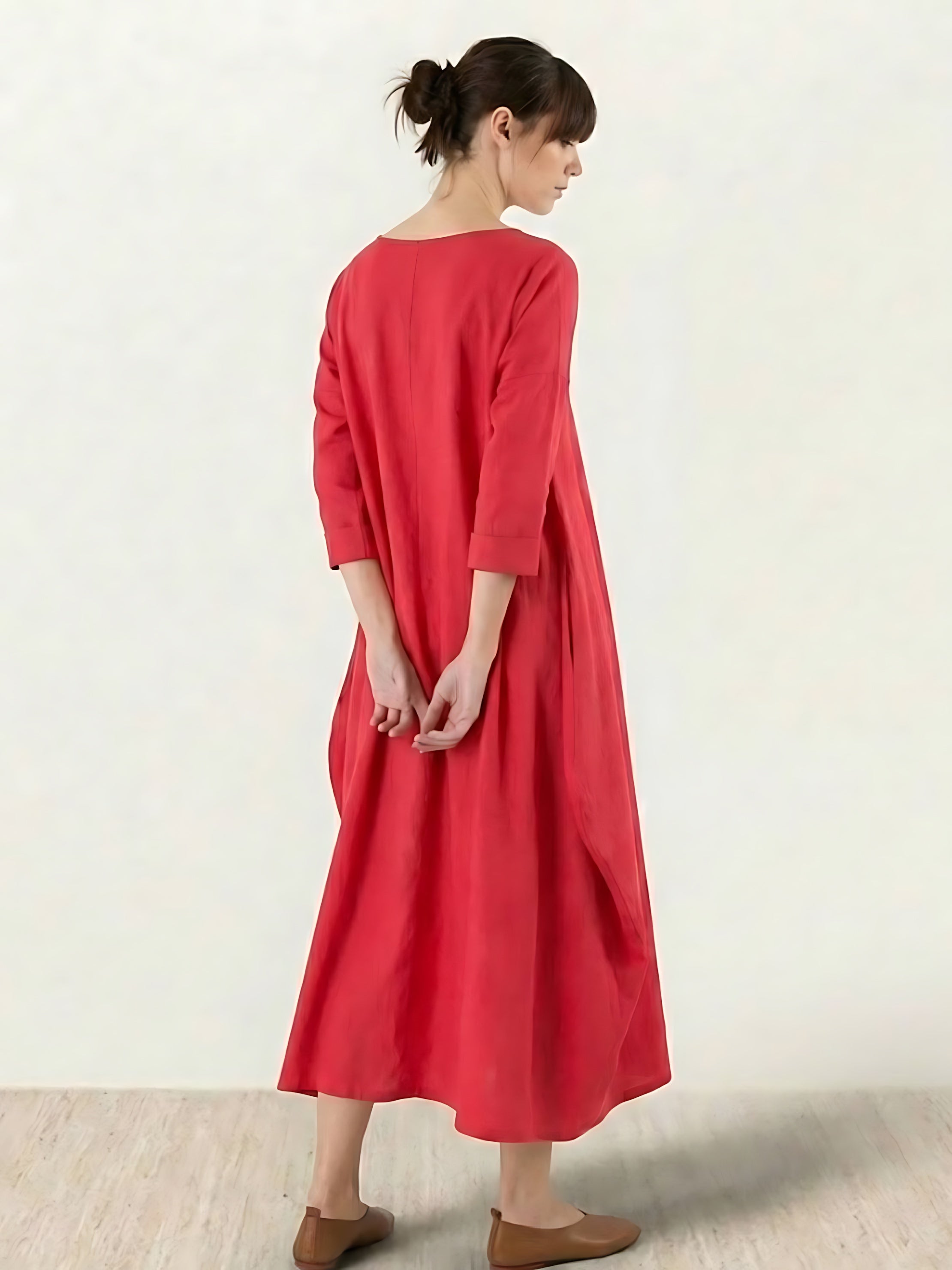 Aurora – Oversized Boho Kaftan Maxi Dress