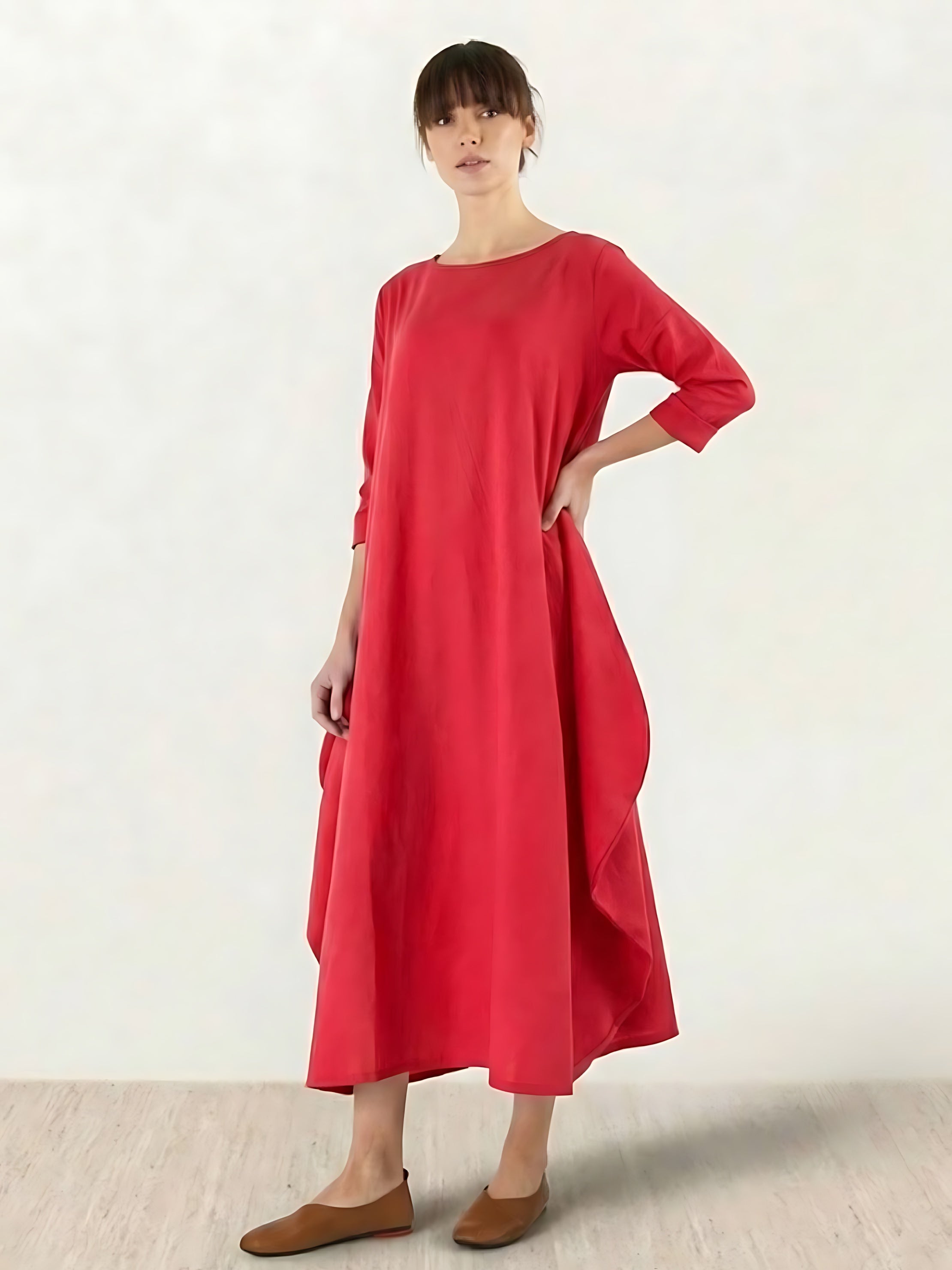 Aurora – Oversized Boho Kaftan Maxi Dress