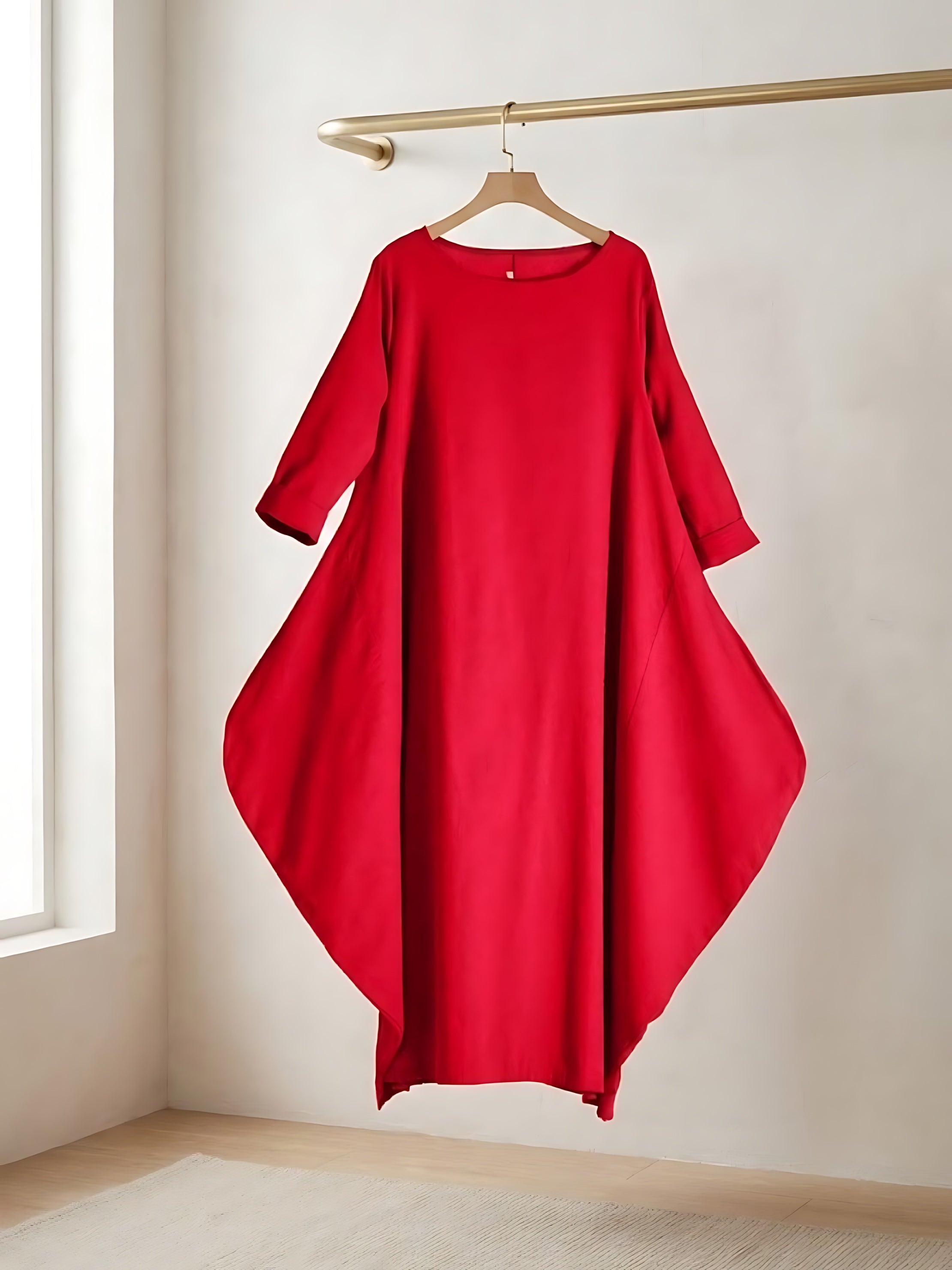 Aurora – Oversized Boho Kaftan Maxi Dress