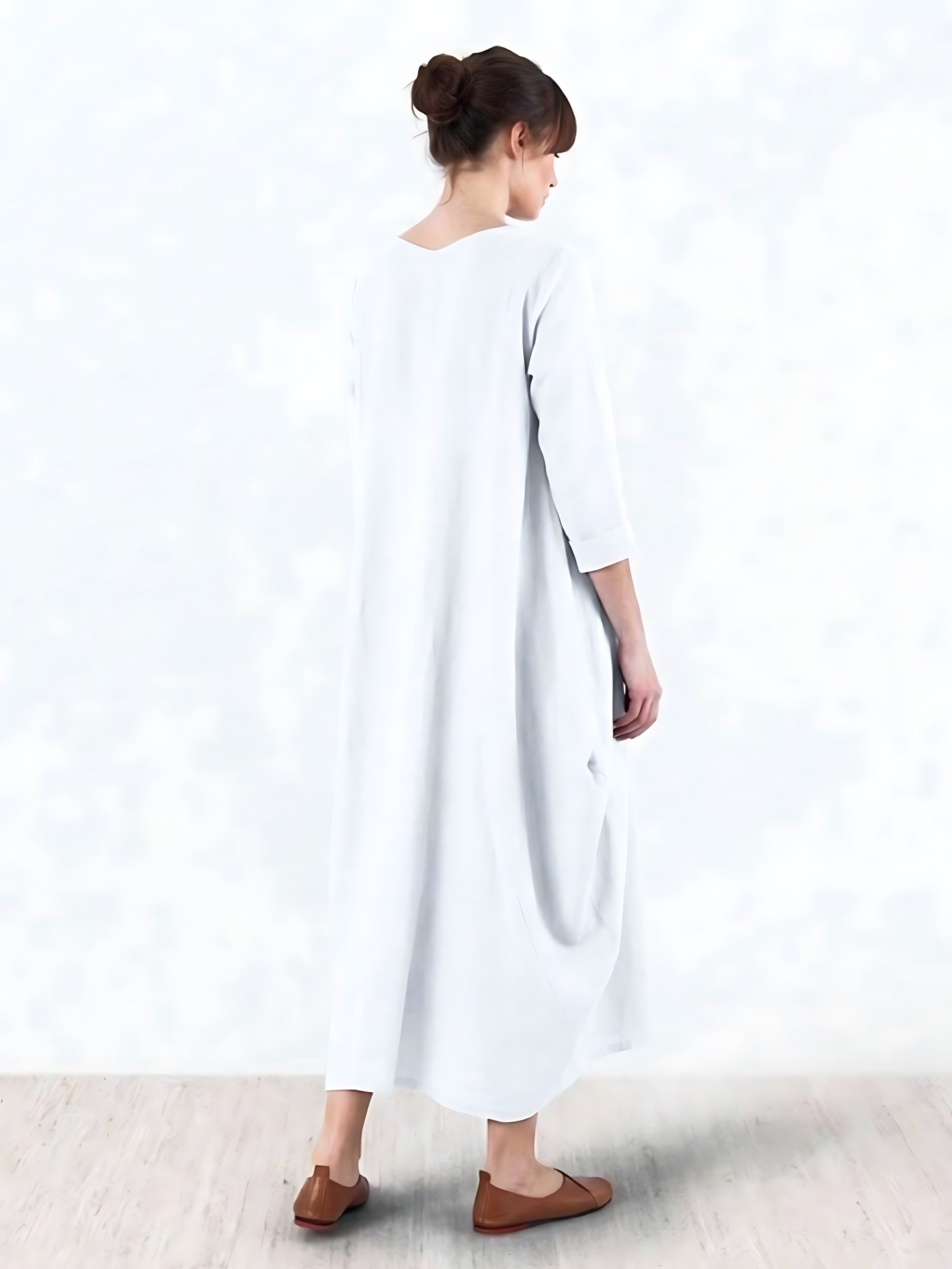 Aurora – Oversized Boho Kaftan Maxi Dress