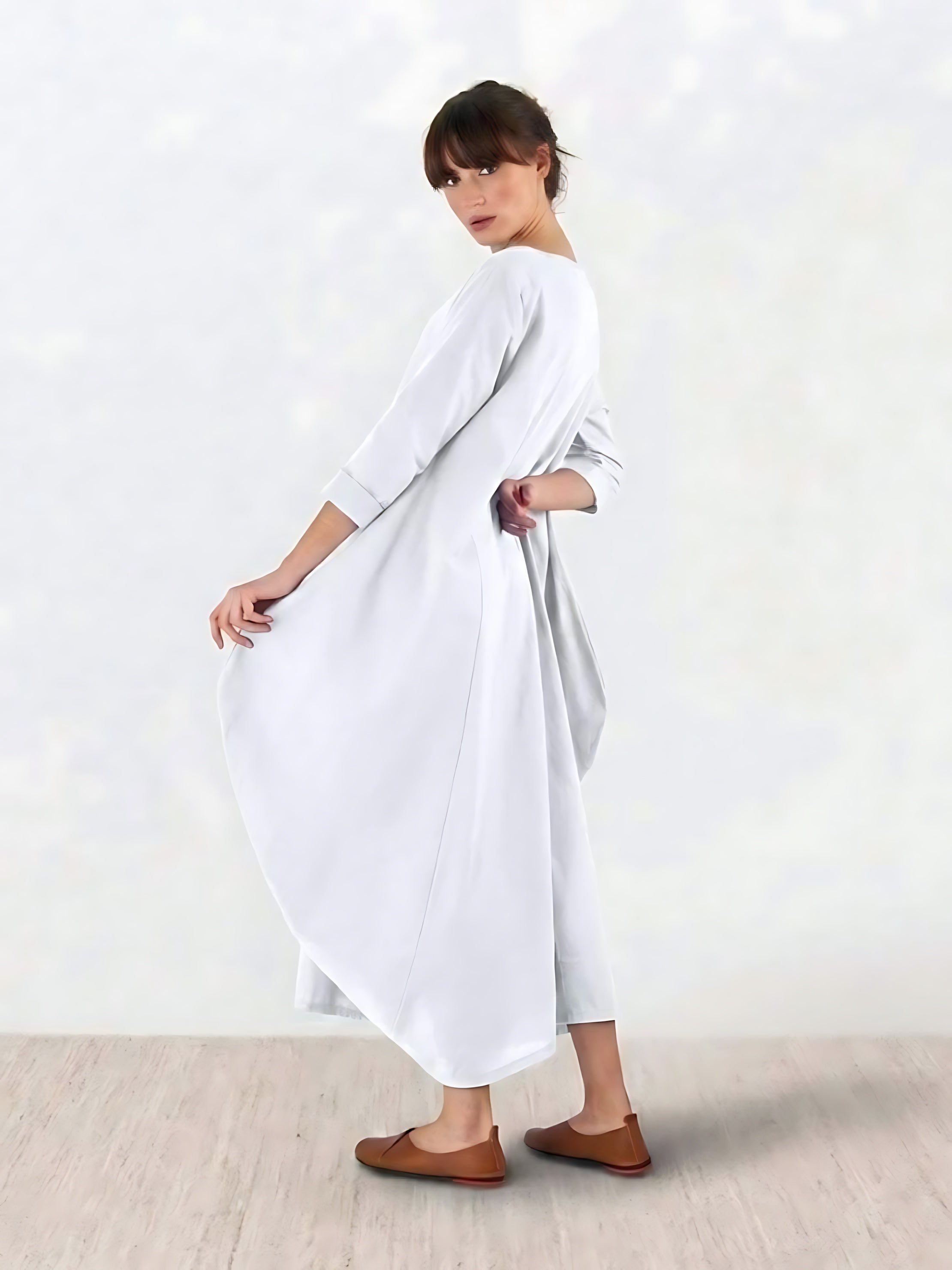 Aurora – Oversized Boho Kaftan Maxi Dress