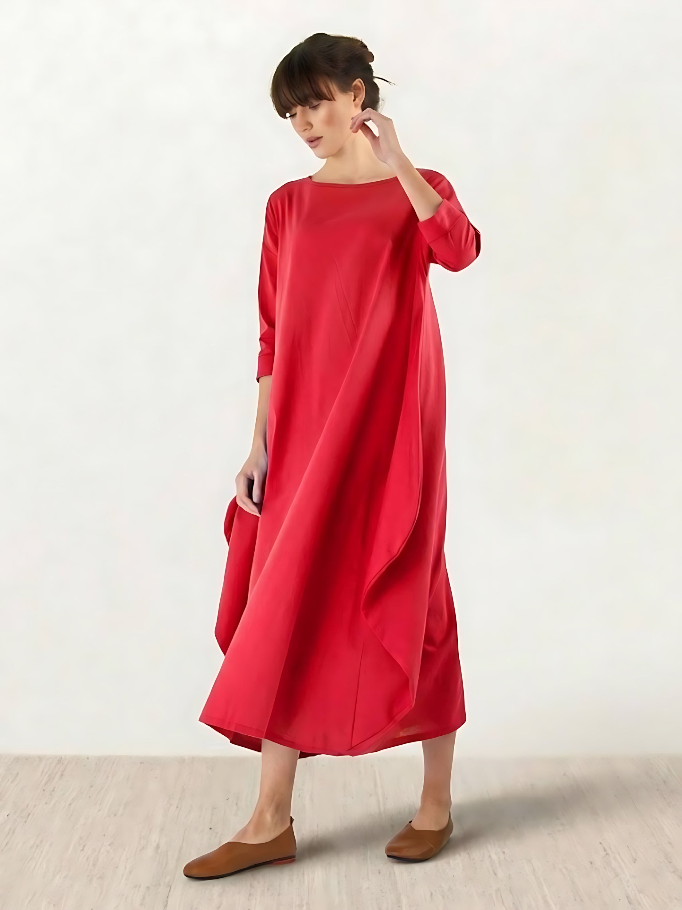 Aurora – Oversized Boho Kaftan Maxi Dress
