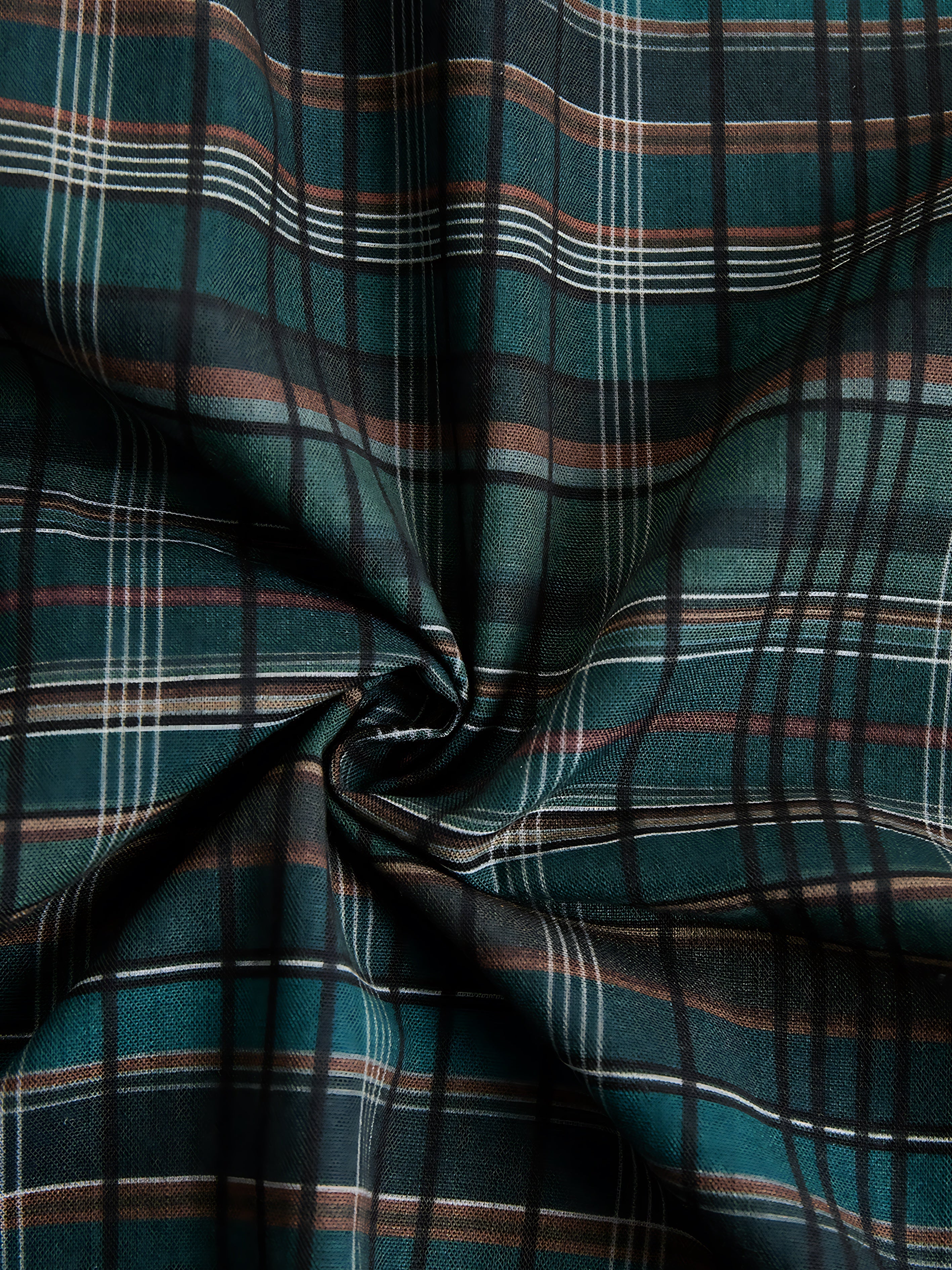 Ava – Plaid Collared Maxi Shirt Dress