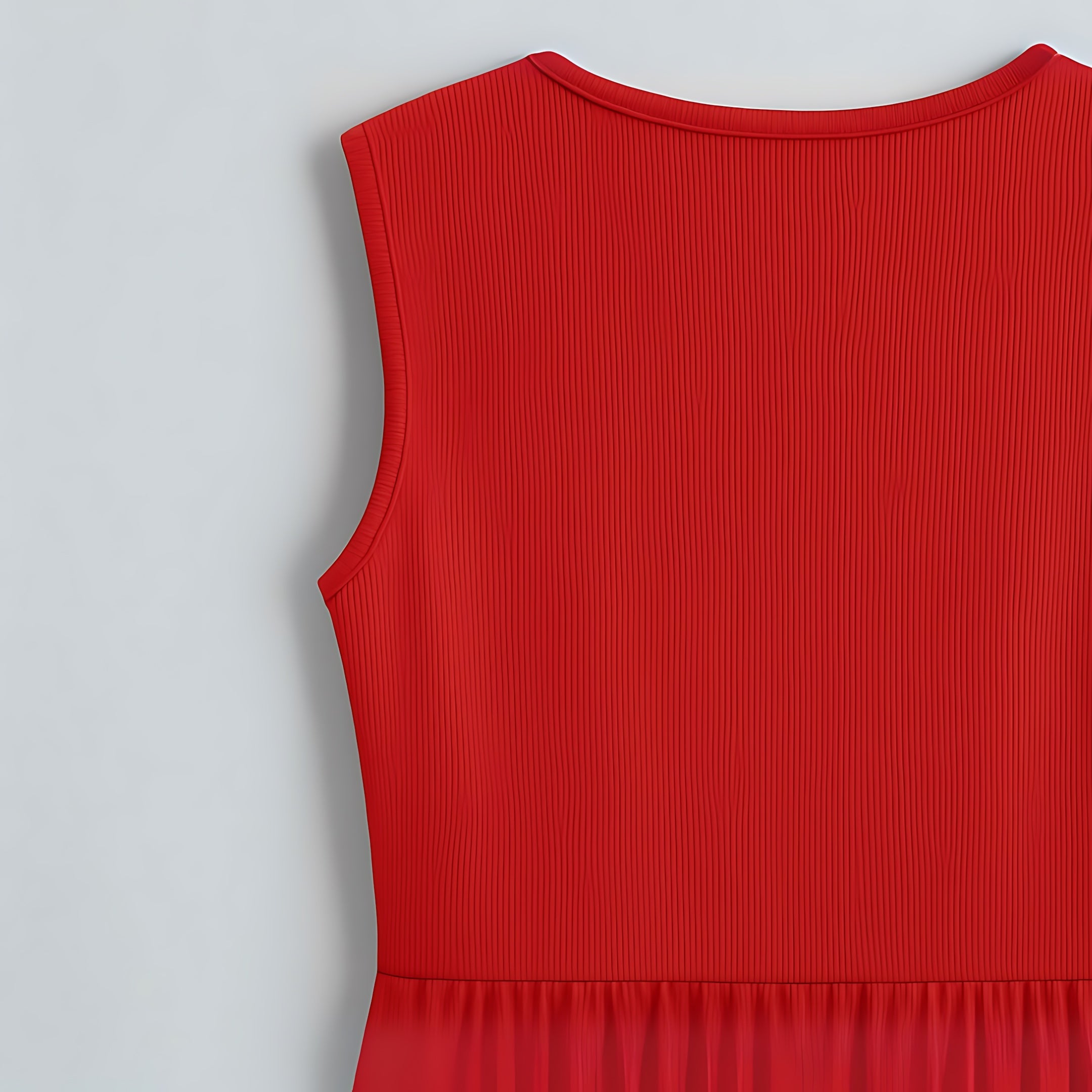 Avery – V Neck Pleated Wide Leg Jumpsuit