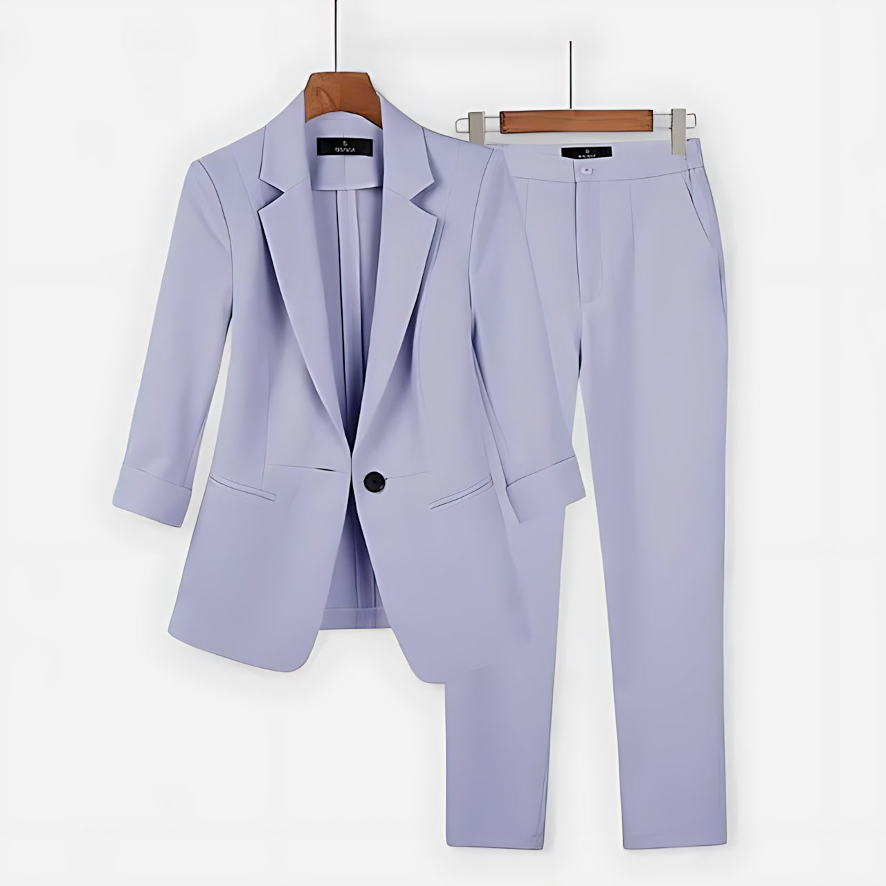 Bianca – Blazer And Straight Leg Pants Suit Set