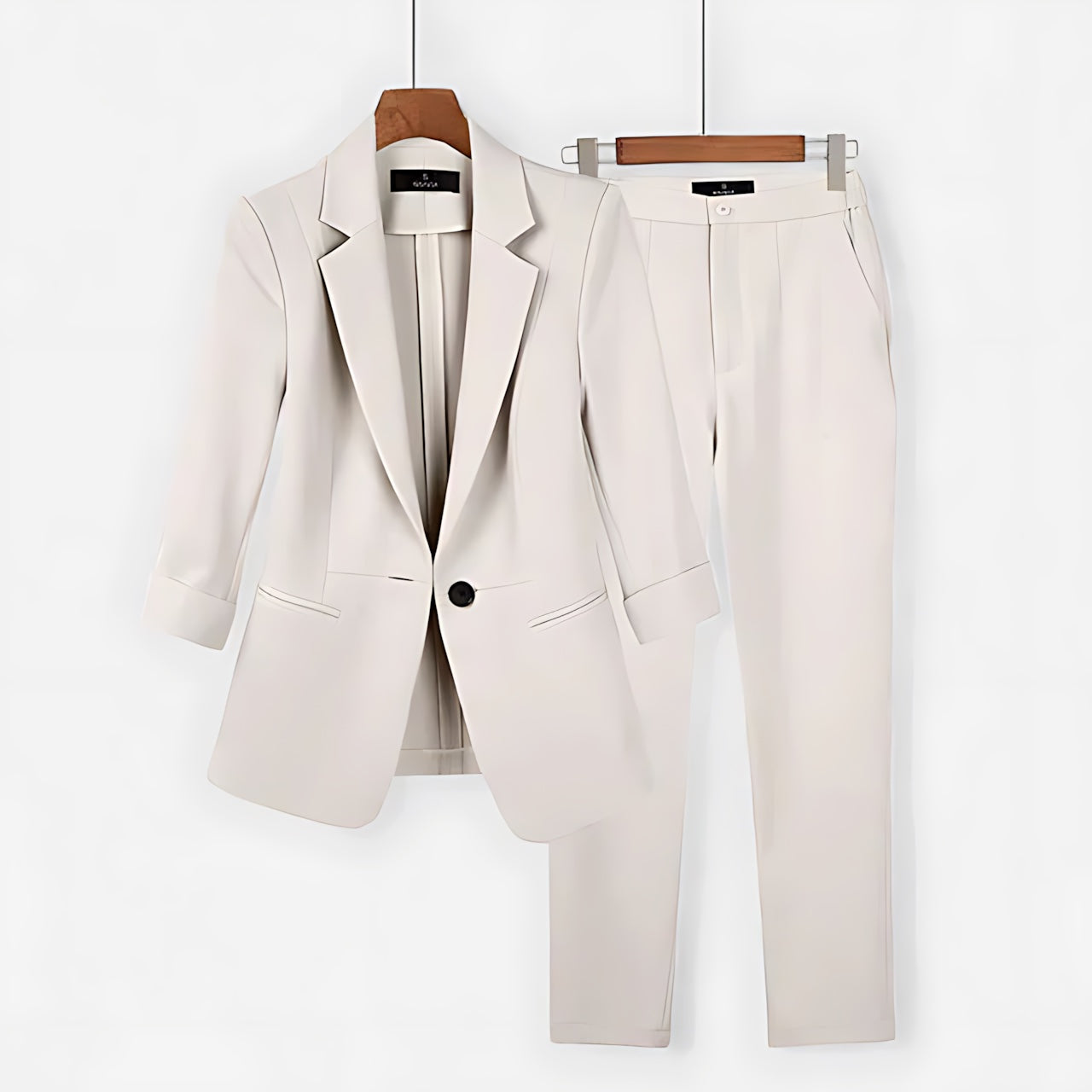 Bianca – Blazer And Straight Leg Pants Suit Set